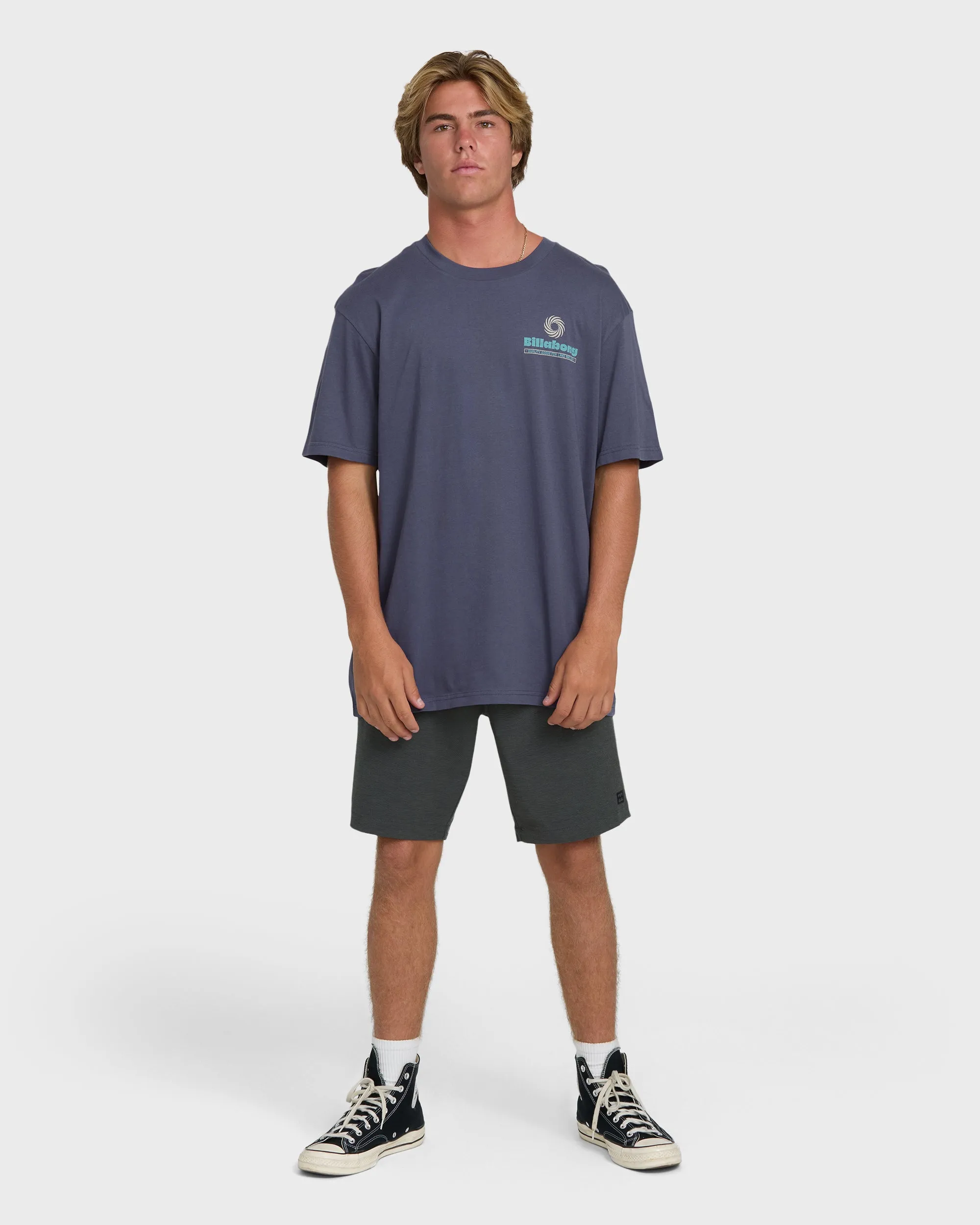 Single Fin Premium Short Sleeve Knit T-Shirt - Graystone sold by Billabong product image thumbnail 4