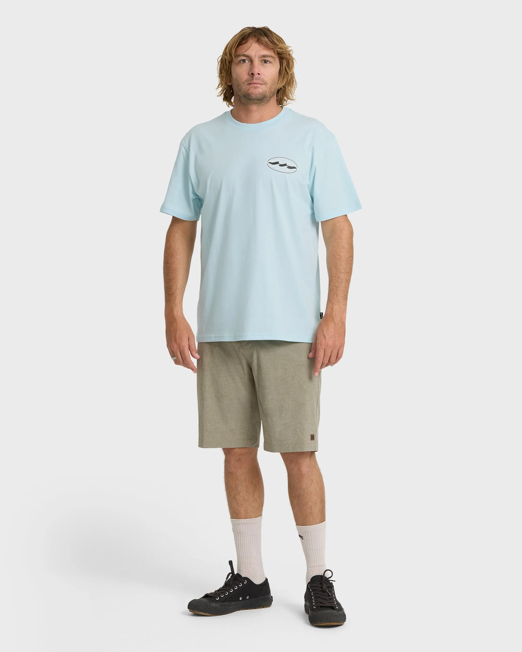 Rotor Diamond Premium Short Sleeve Knit Graphic T-Shirt - Coastal Blue sold by Billabong product image thumbnail 4