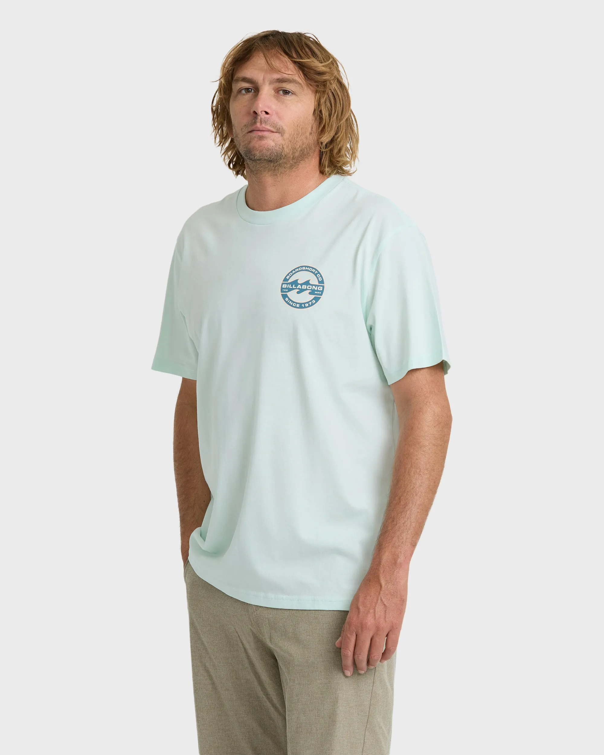 Hollow Fill Premium Short Sleeve Knit T-Shirt - Sea Glass sold by Billabong product image thumbnail 3