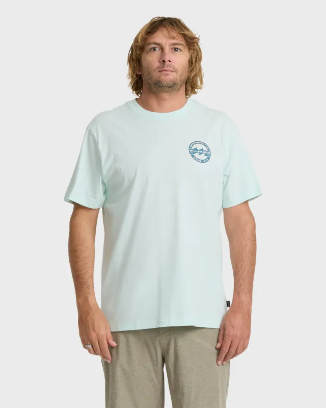Hollow Fill Premium Short Sleeve Knit T-Shirt - Sea Glass made by Billabong