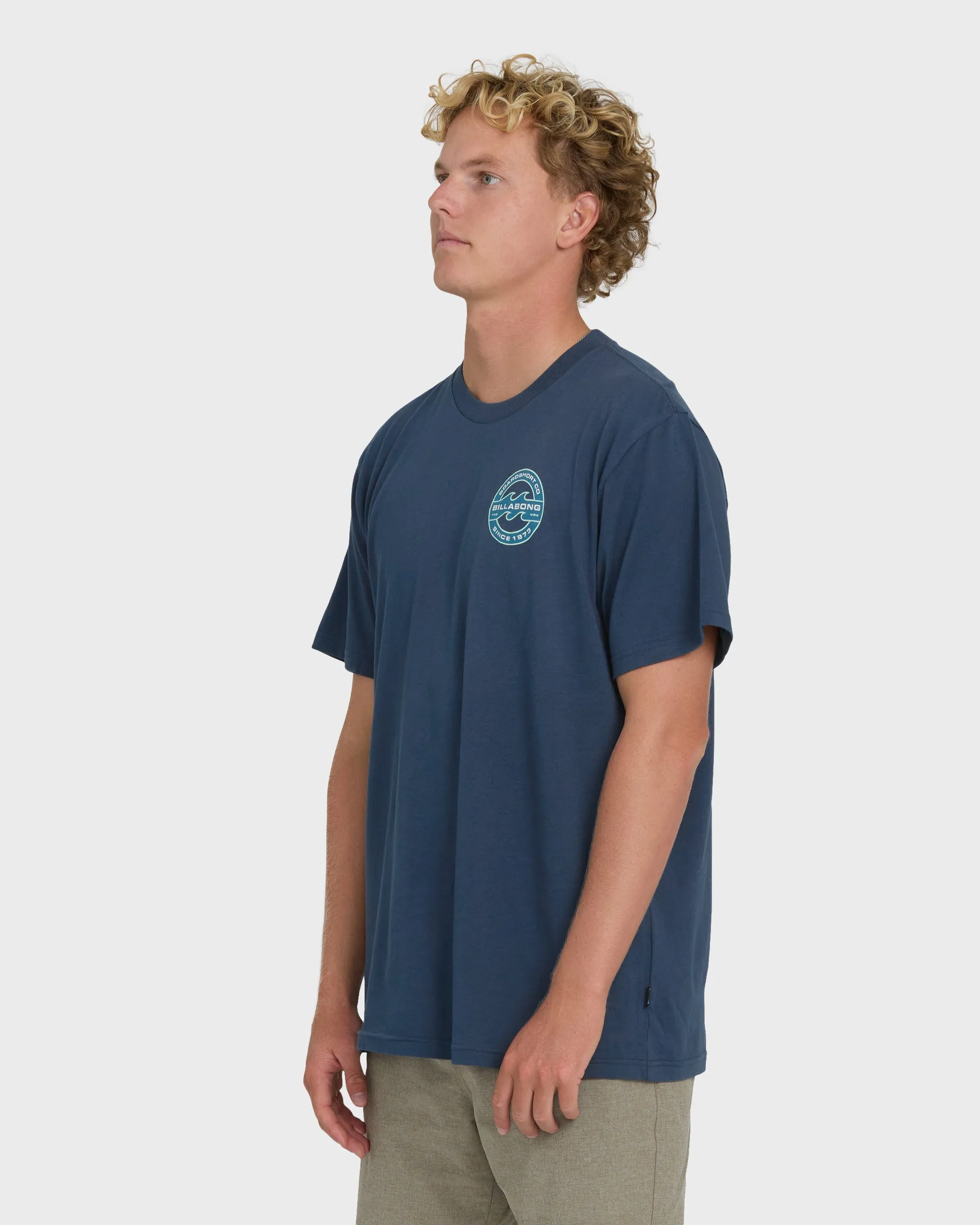Hollow Fill Premium Short Sleeve T-Shirt - Dark Denim sold by Billabong product image thumbnail 3