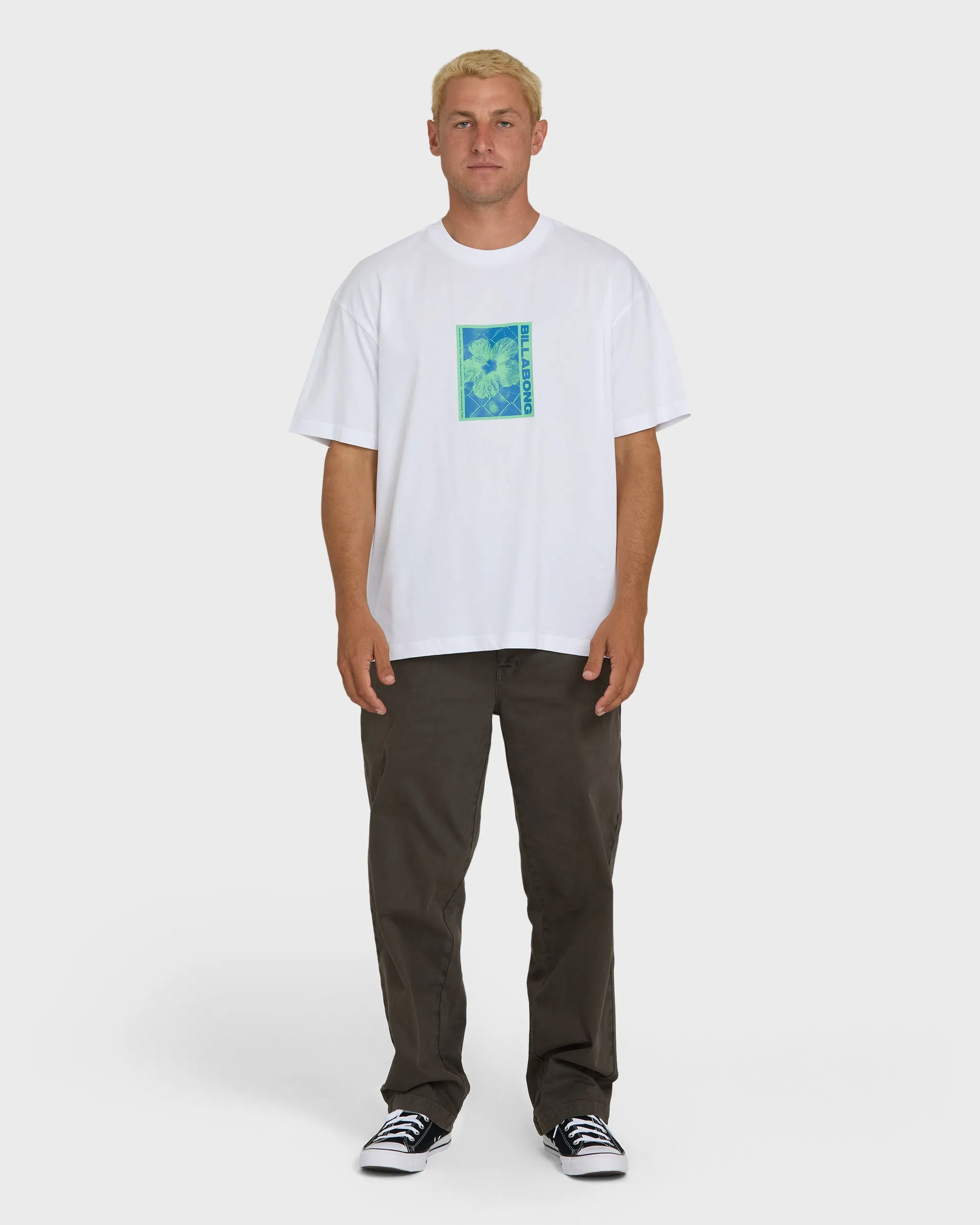 Link OG Short Sleeve Knit T-Shirt - White sold by Billabong product image thumbnail 4