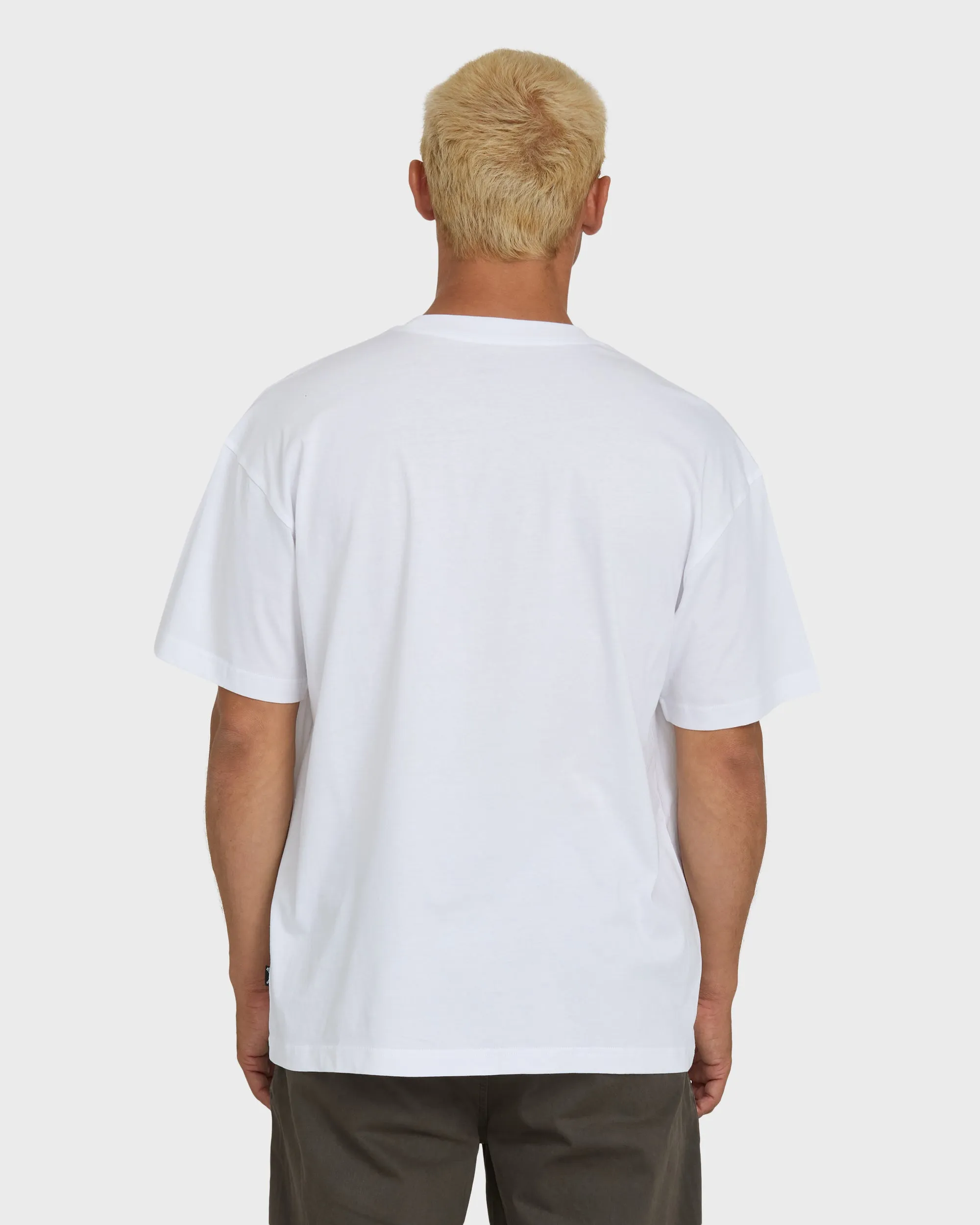 Link OG Short Sleeve Knit T-Shirt - White sold by Billabong product image thumbnail 2