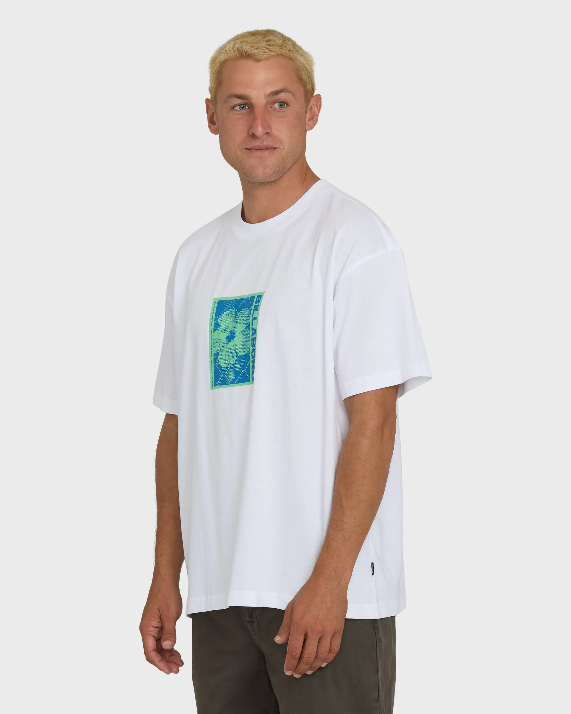 Link OG Short Sleeve Knit T-Shirt - White sold by Billabong product image thumbnail 3