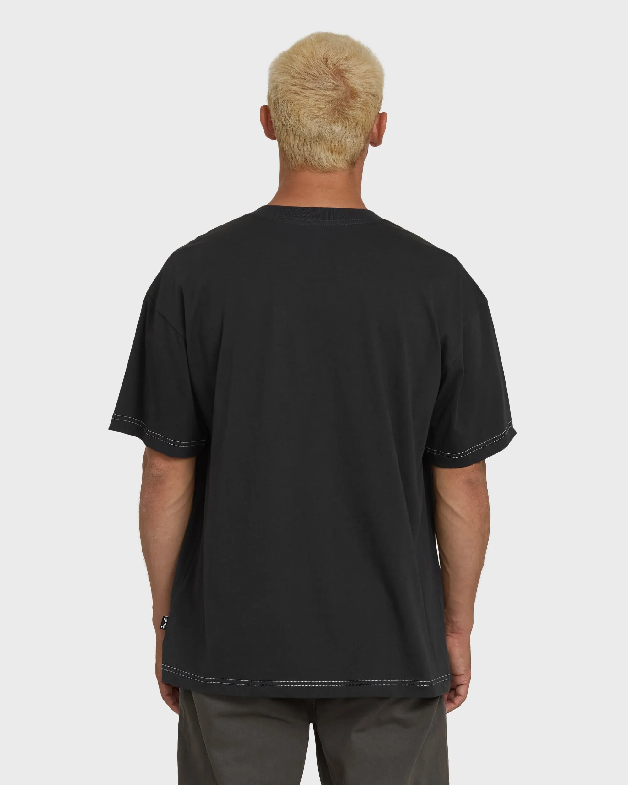 Dash OG Short Sleeve Knit T-Shirt - Washed Black sold by Billabong product image thumbnail 2