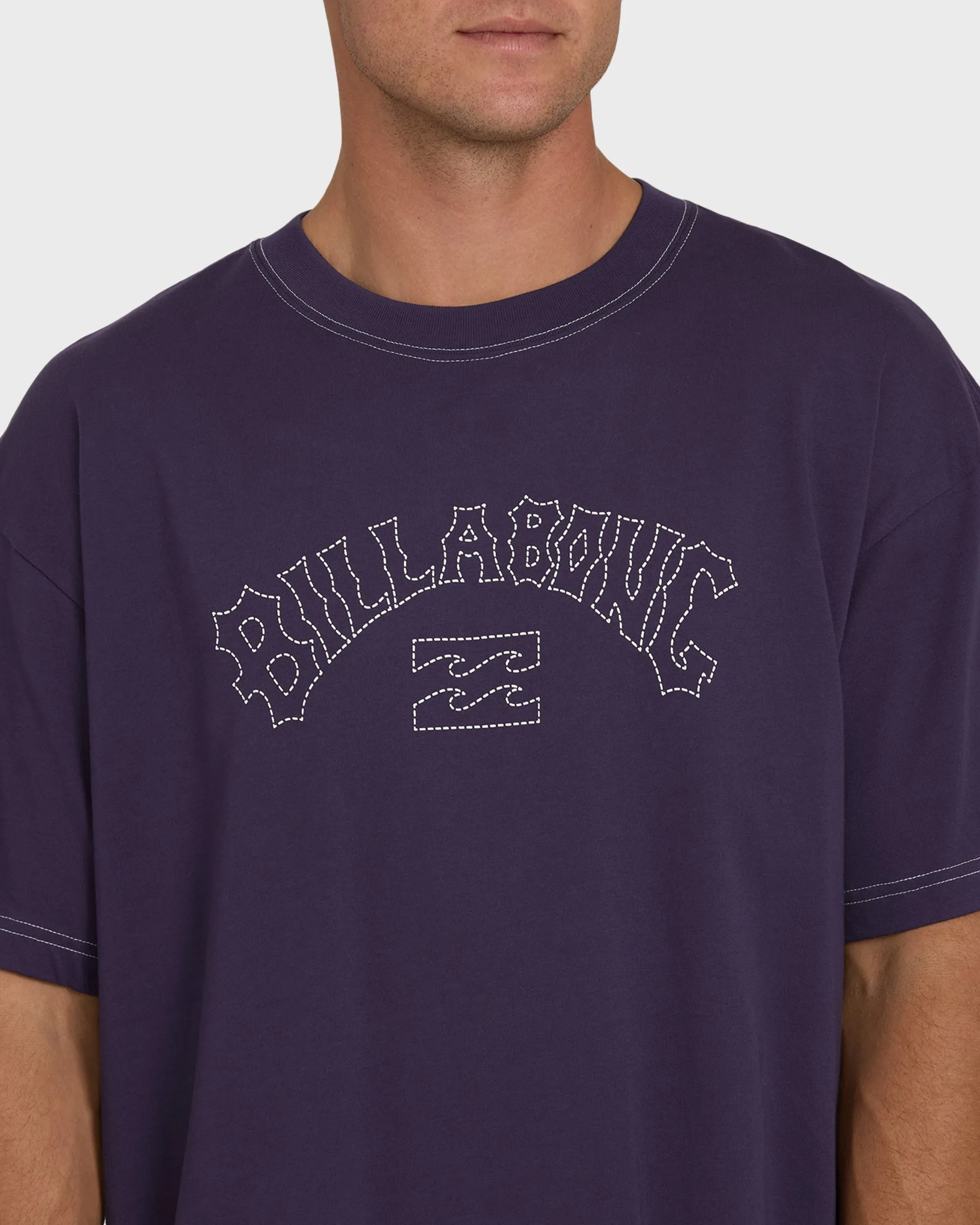 Dash OG Short Sleeve Knit T-Shirt - Purple Velvet sold by Billabong product image thumbnail 5