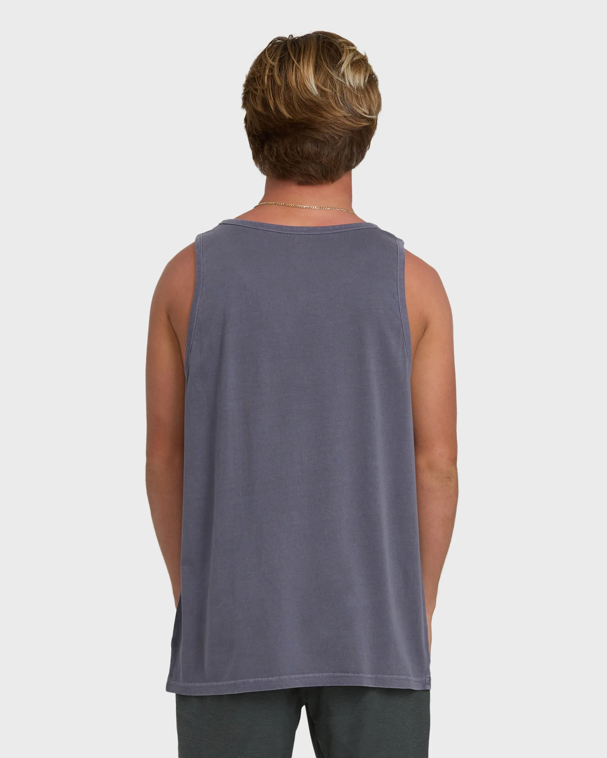 Essential Pocket Wave Washed Premium Tank Top - Graystone sold by Billabong product image thumbnail 2