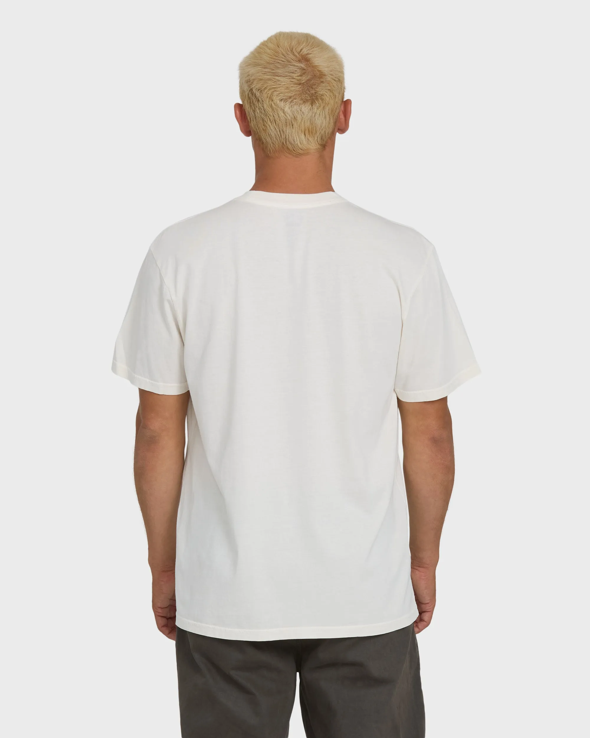Essential Wave Washed Premium Short Sleeve Pocket Tee - Off White sold by Billabong product image thumbnail 2