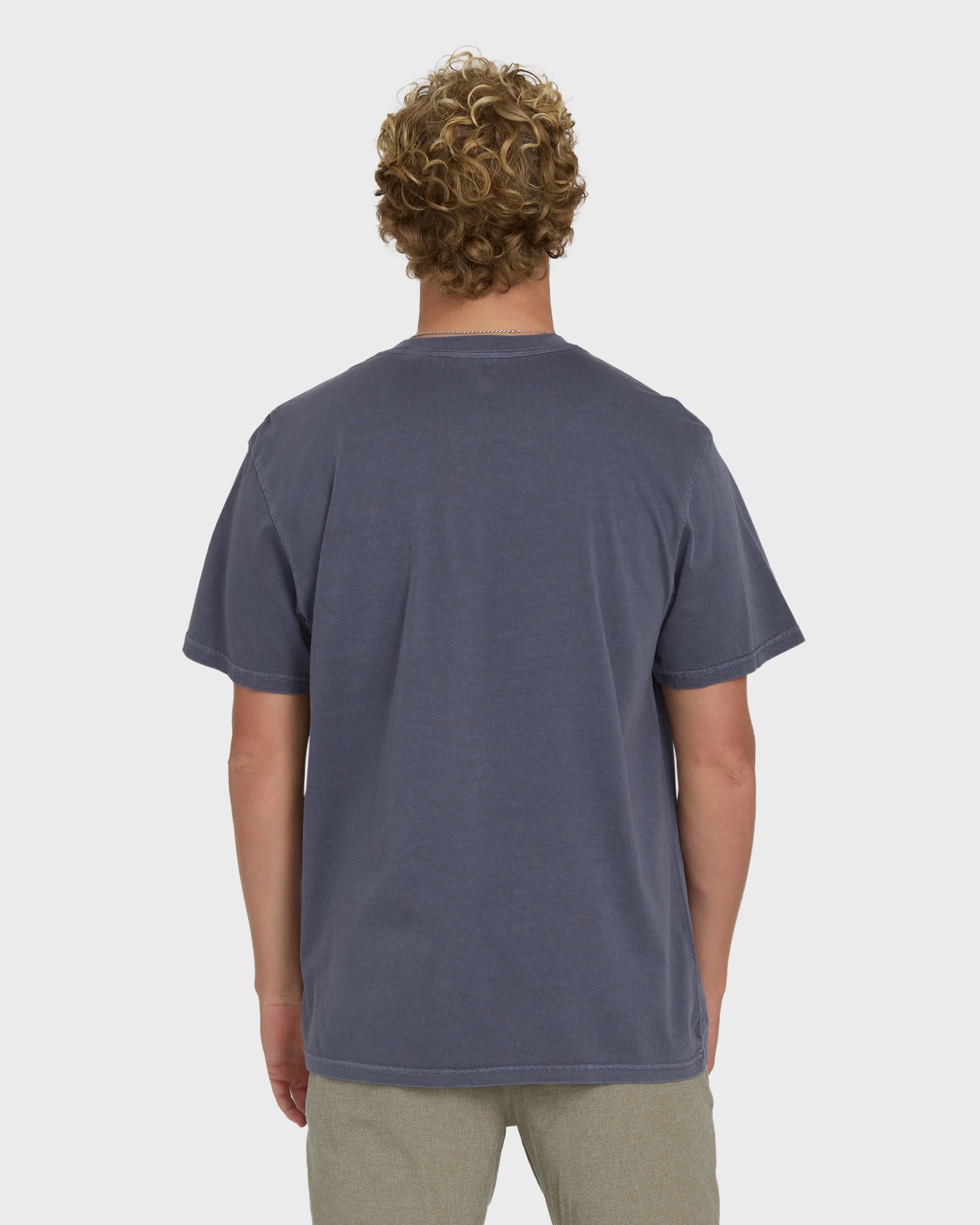 Essential Wave Washed Premium Short Sleeve Pocket Tee - Graystone sold by Billabong product image thumbnail 2