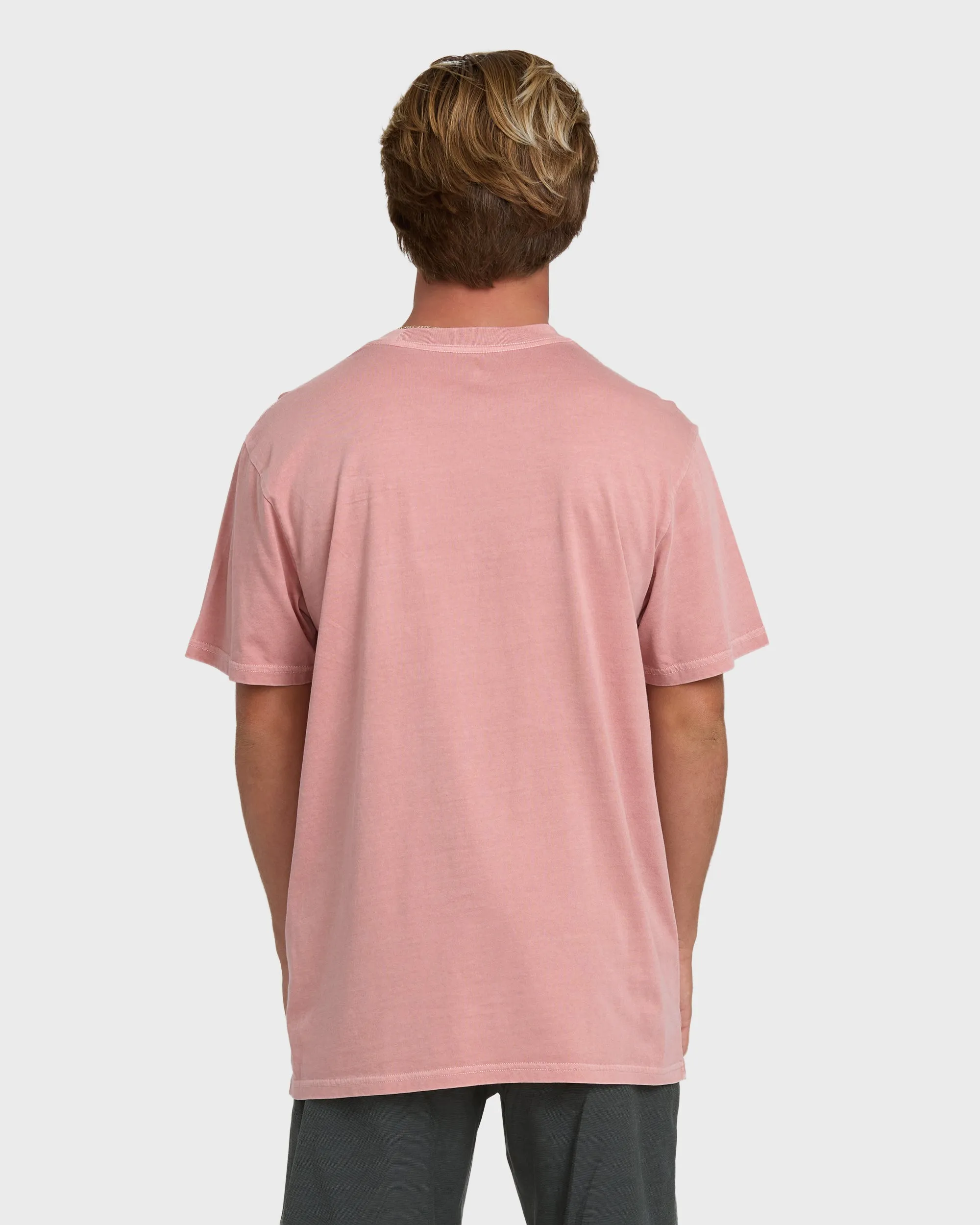Essential Wave Washed Premium Short Sleeve Pocket Tee - Ash Rose sold by Billabong product image thumbnail 2