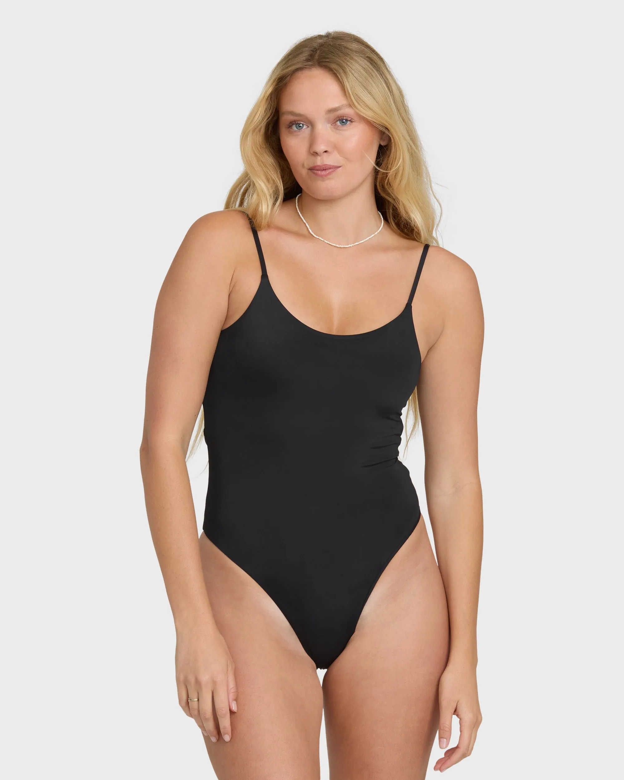 Sol Searcher Sloane One Piece Swimsuit - Black Pebble sold by Billabong