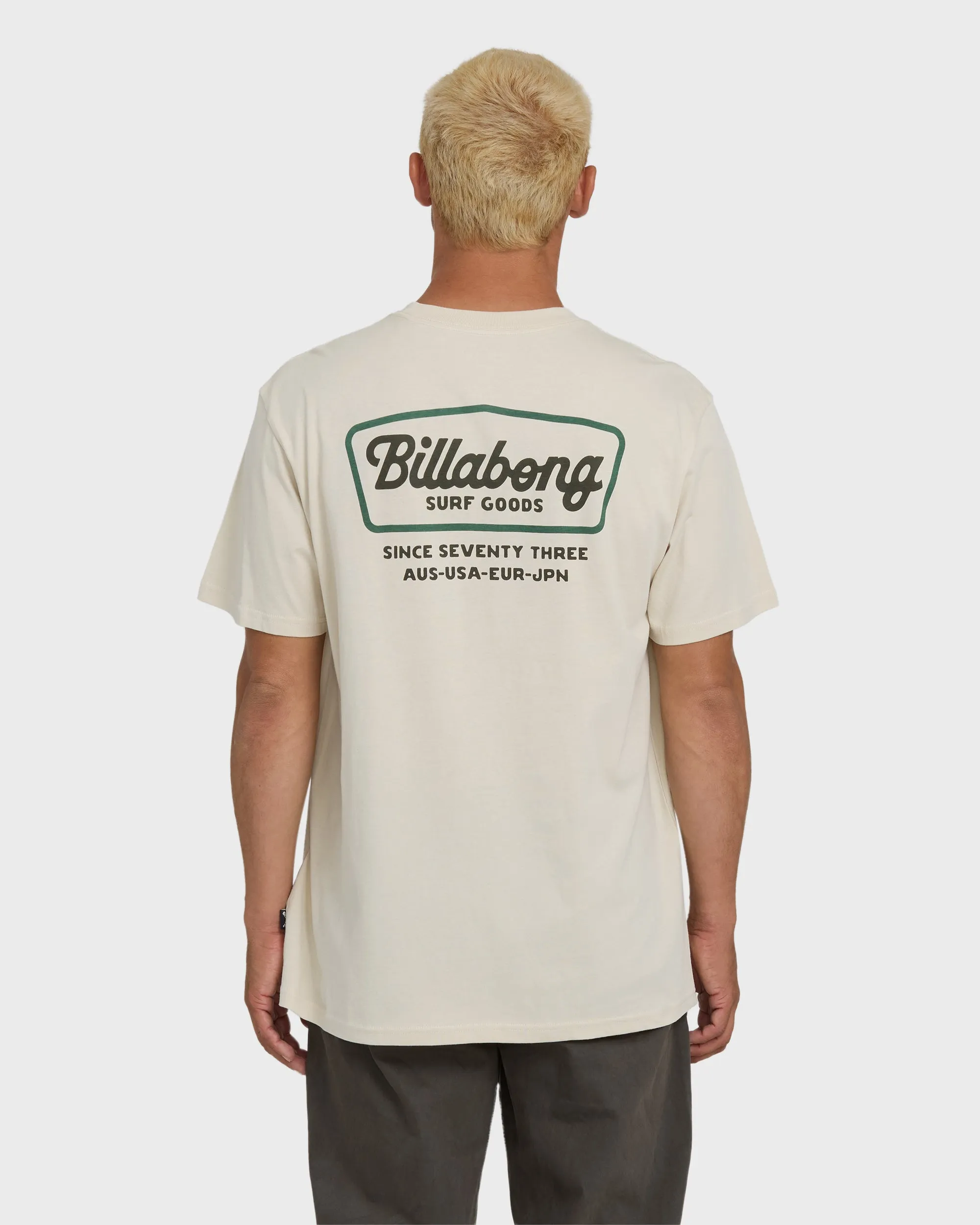 Off Duty Premium Short Sleeve Knit T-Shirt - Oatmeal sold by Billabong product image thumbnail 2
