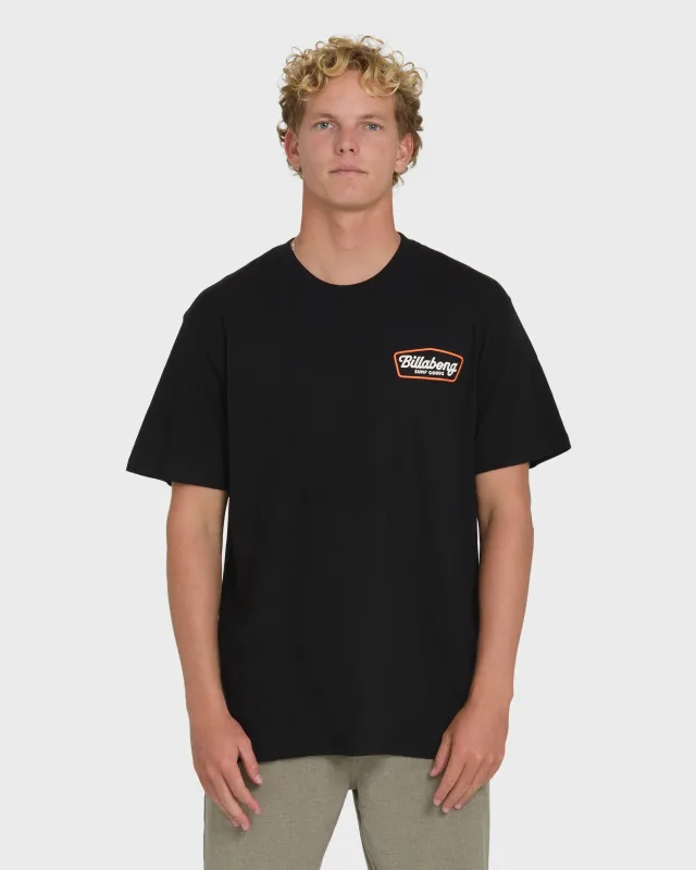 Off Duty Premium Short Sleeve Knit T-Shirt - Black made by Billabong