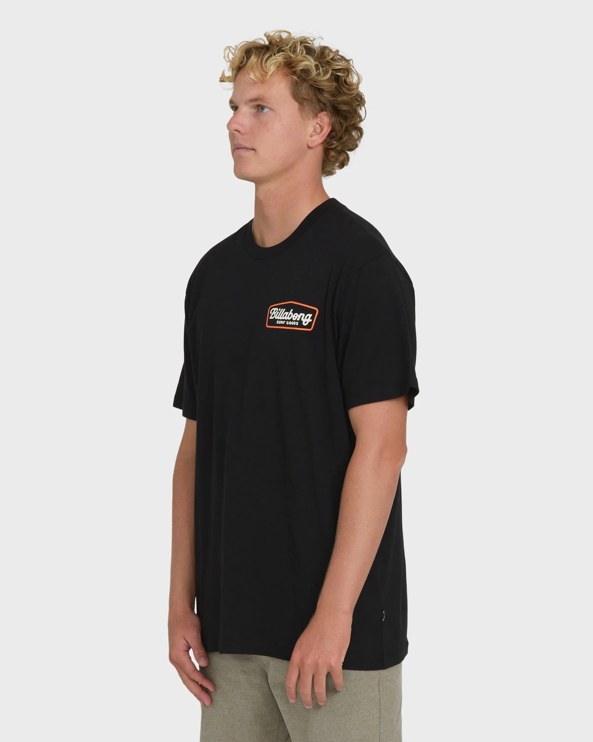 Off Duty Premium Short Sleeve Knit T-Shirt - Black sold by Billabong product image thumbnail 3