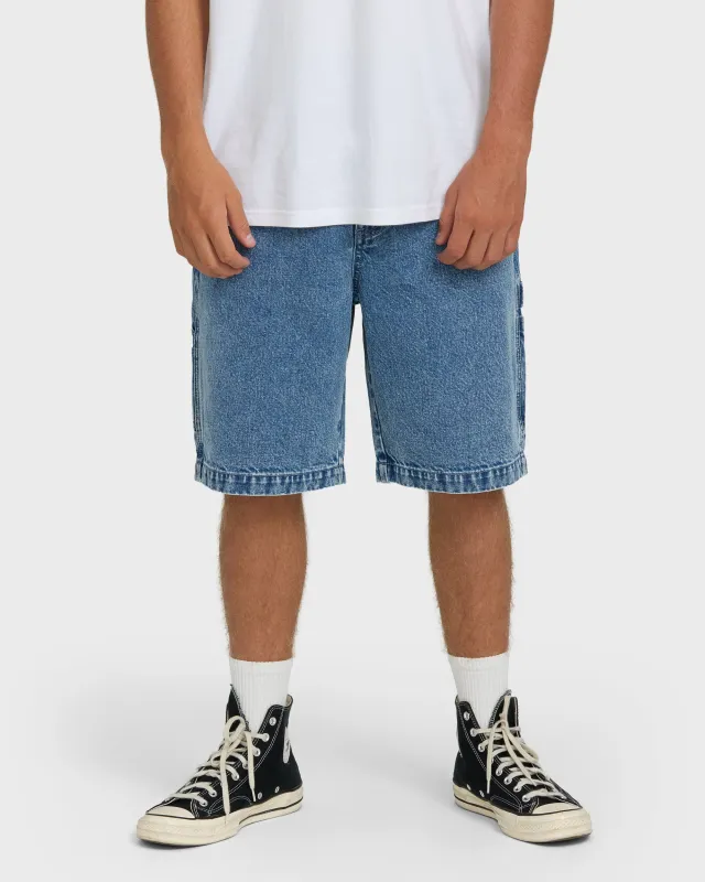 Bad Dog 22" Denim Shorts - Faded Denim made by Billabong