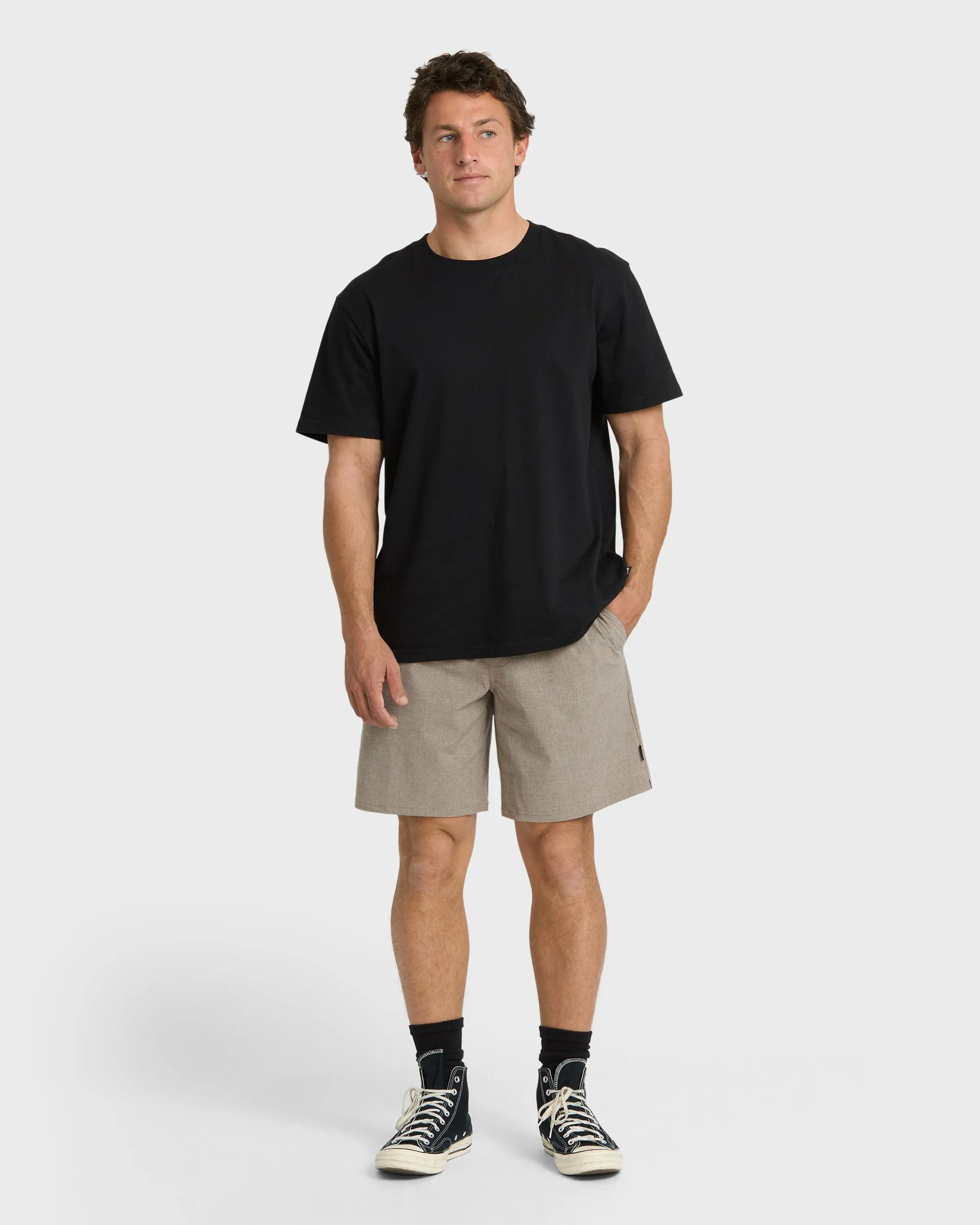 Crossfire Submersible 18" Hybrid Shorts - Khaki sold by Billabong product image thumbnail 4