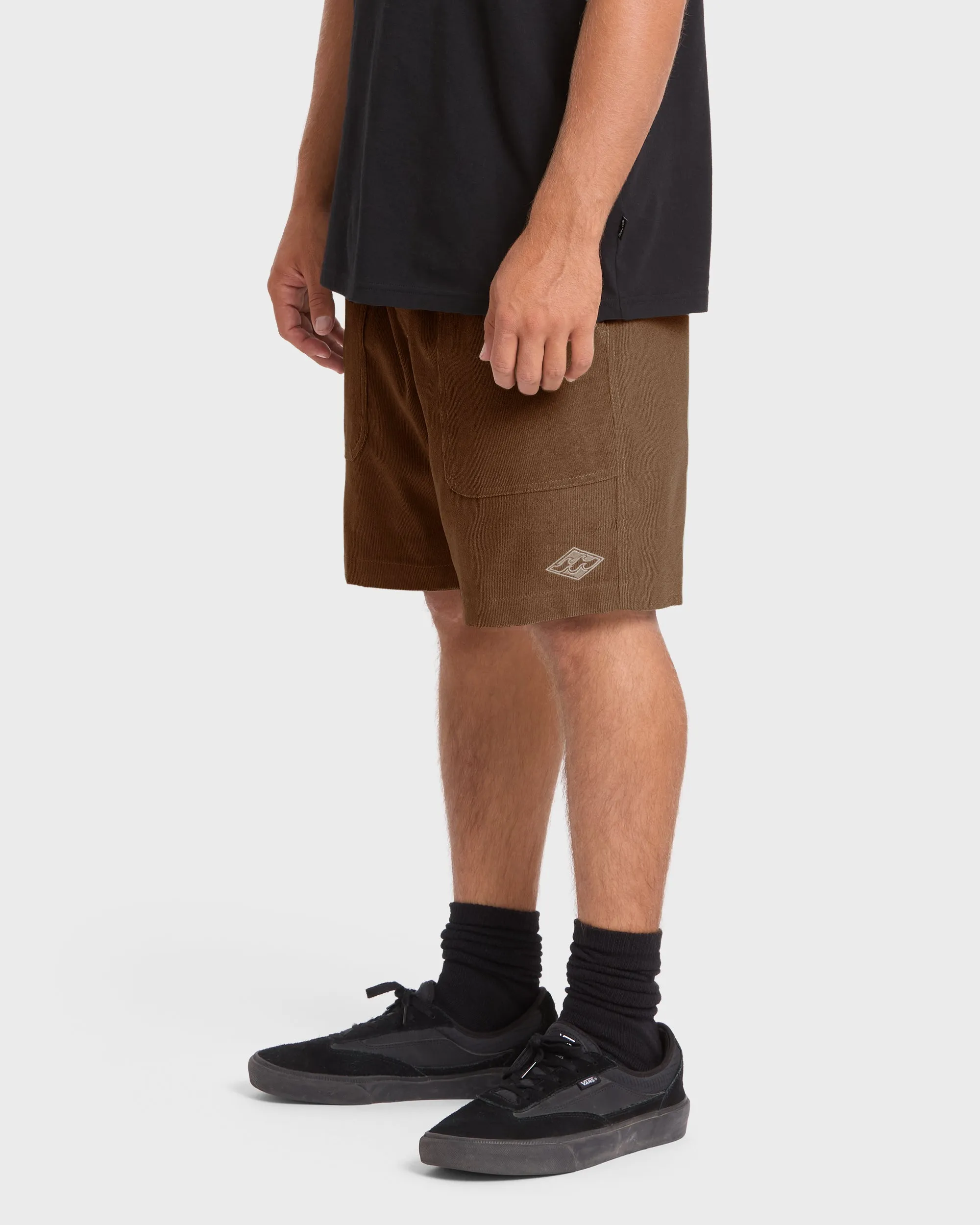 De La Cruz Cord 18" Hybrid Shorts - Sepia sold by Billabong product image thumbnail 3