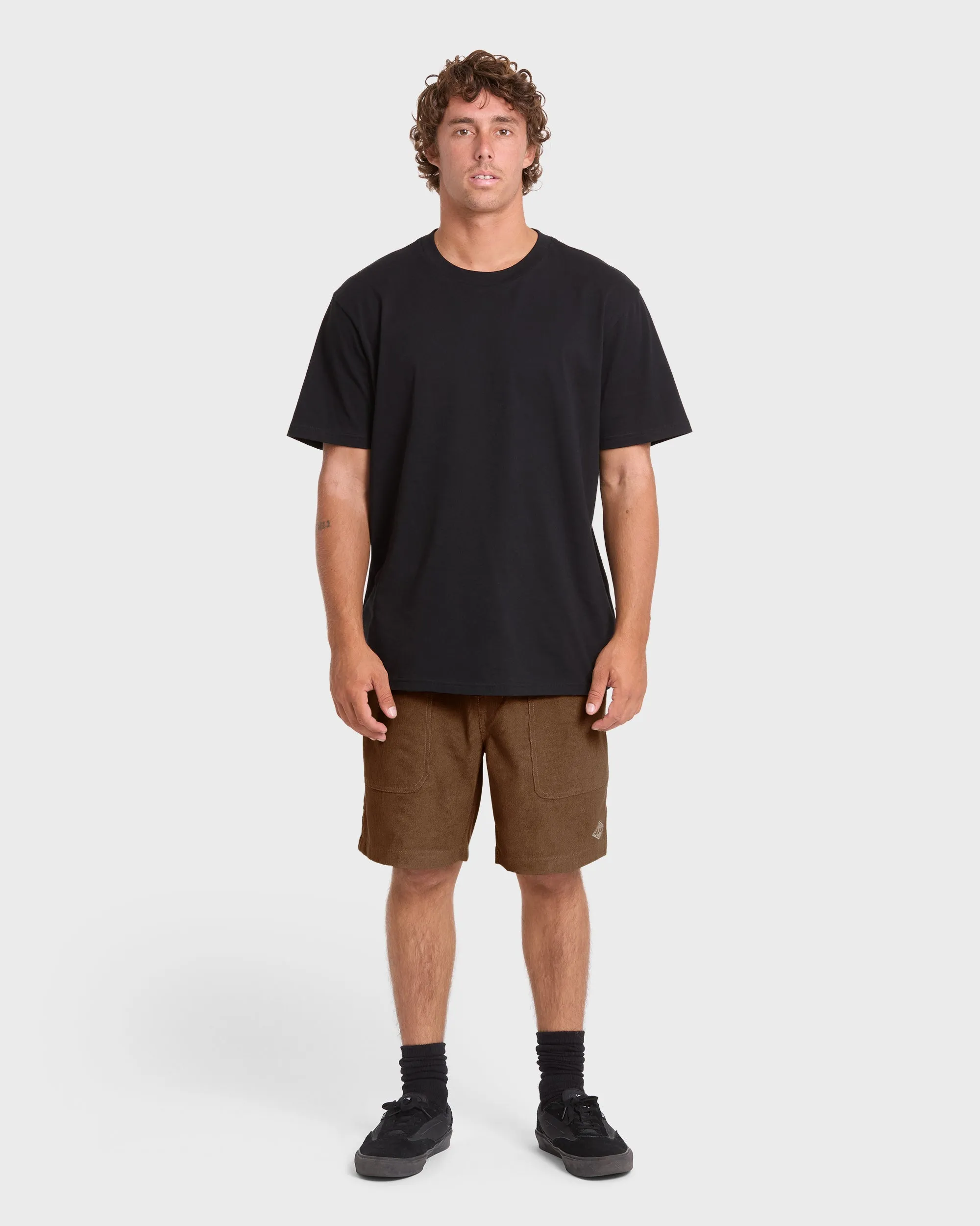 De La Cruz Cord 18" Hybrid Shorts - Sepia sold by Billabong product image thumbnail 4