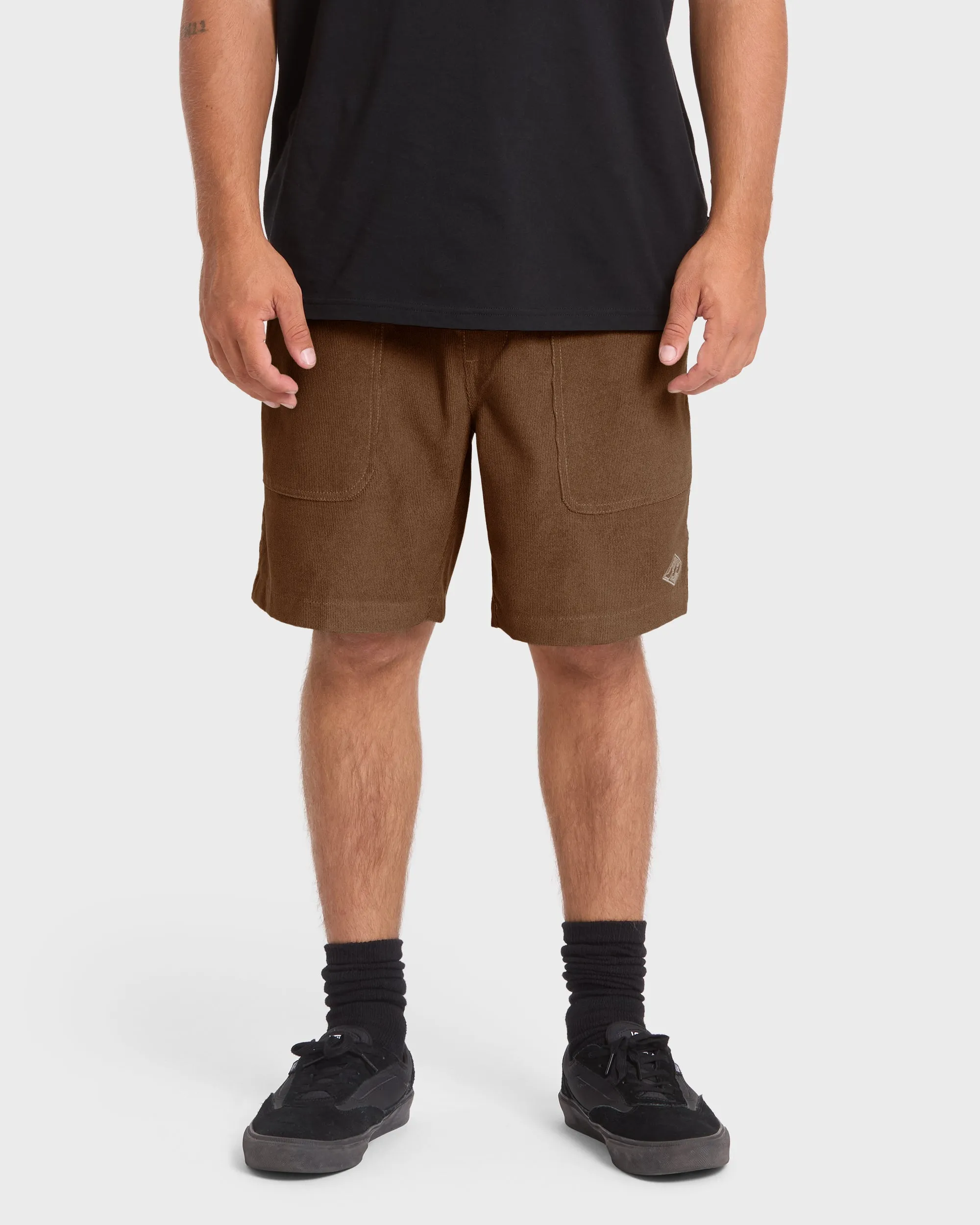 De La Cruz Cord 18" Hybrid Shorts - Sepia sold by Billabong