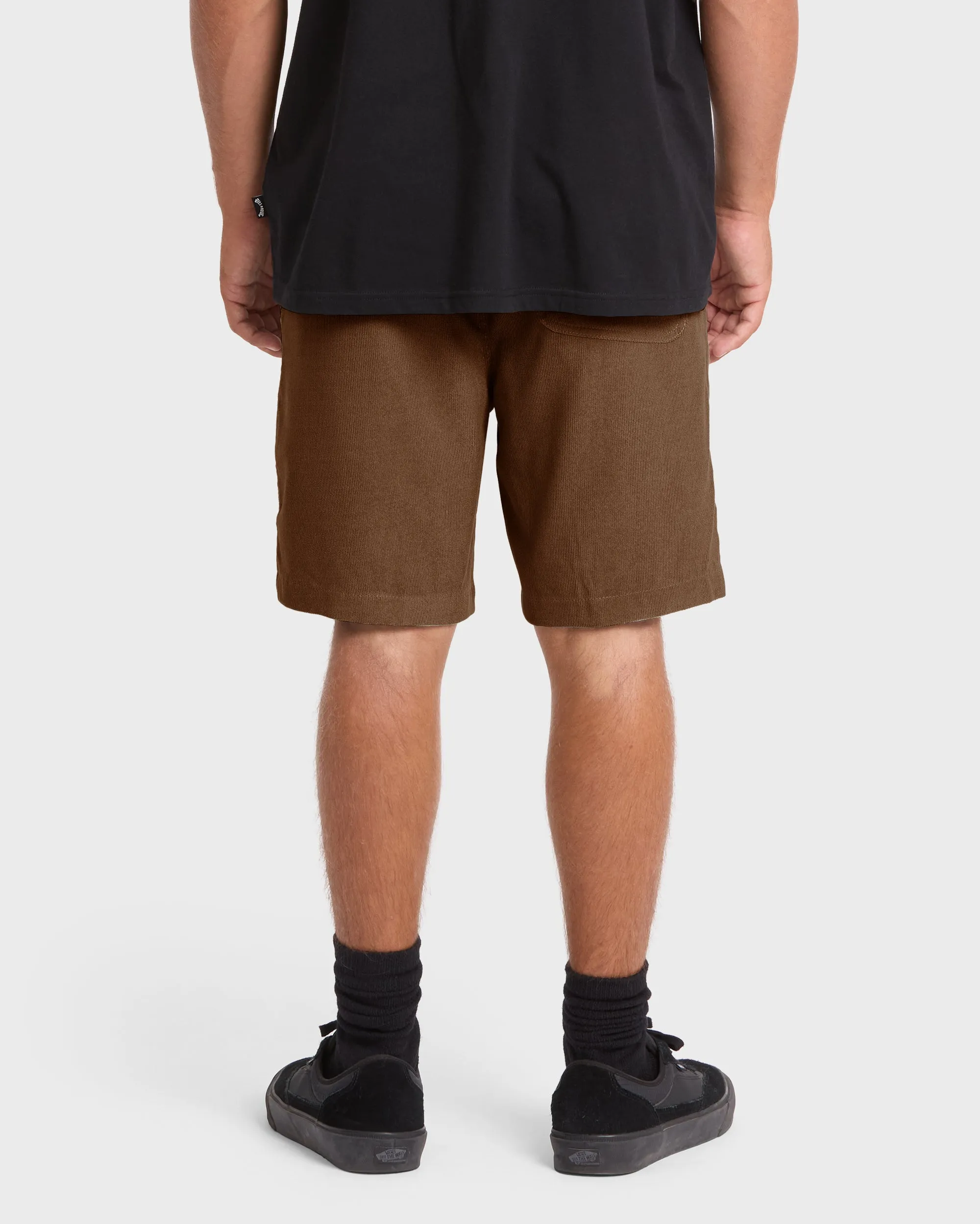 De La Cruz Cord 18" Hybrid Shorts - Sepia sold by Billabong product image thumbnail 2
