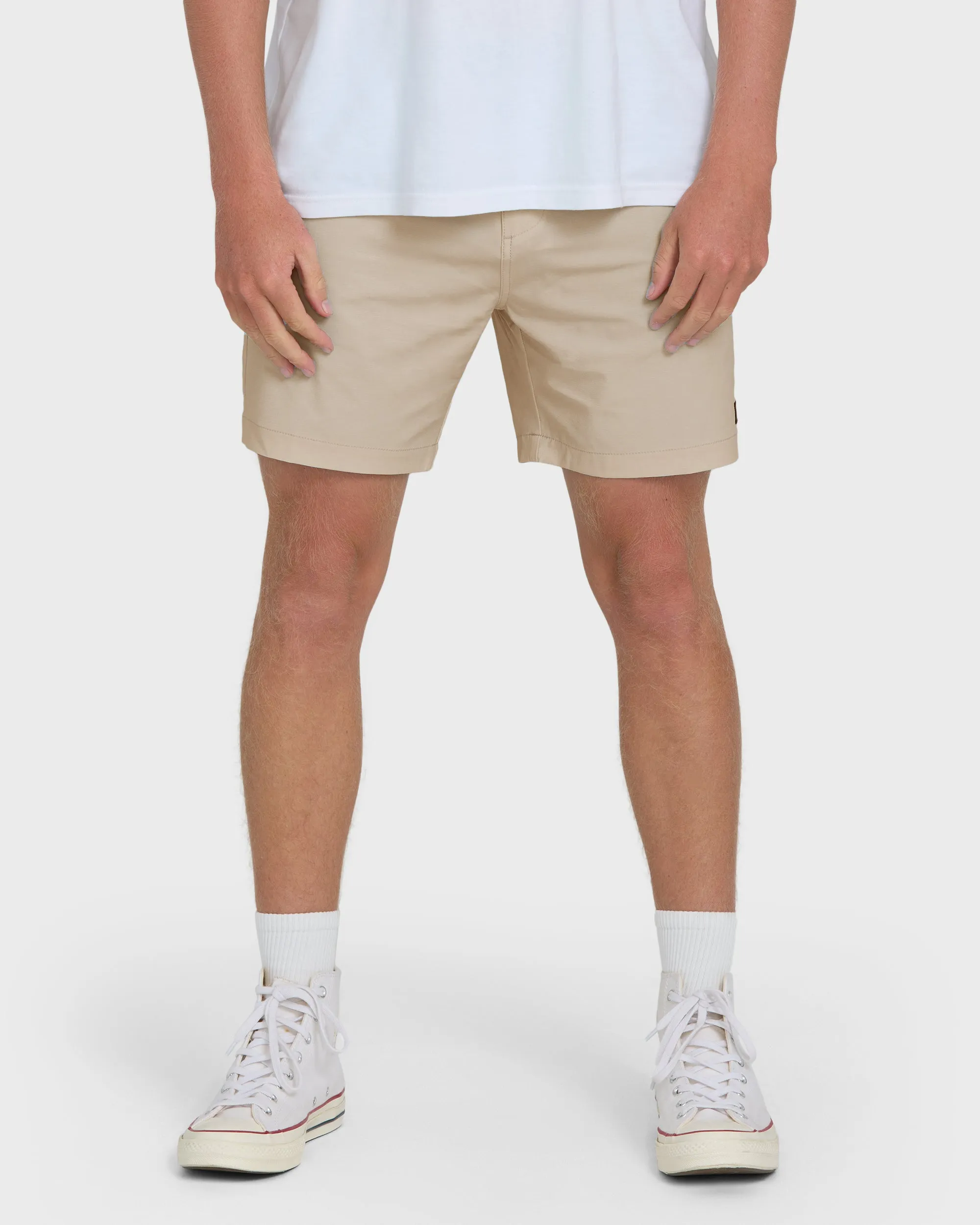 Crossfire Submersible 17" Hybrid Shorts - Khaki sold by Billabong