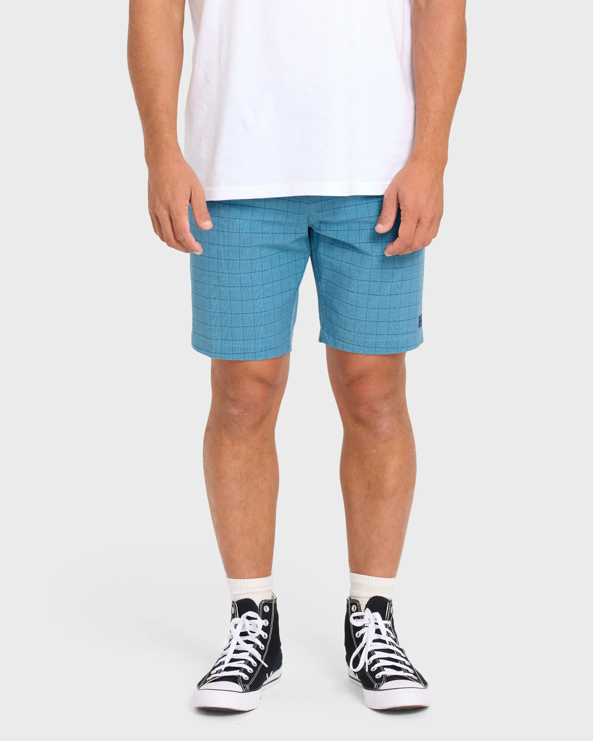 Crossfire Submersible 19" Hybrid Shorts - Blue Horizon sold by Billabong