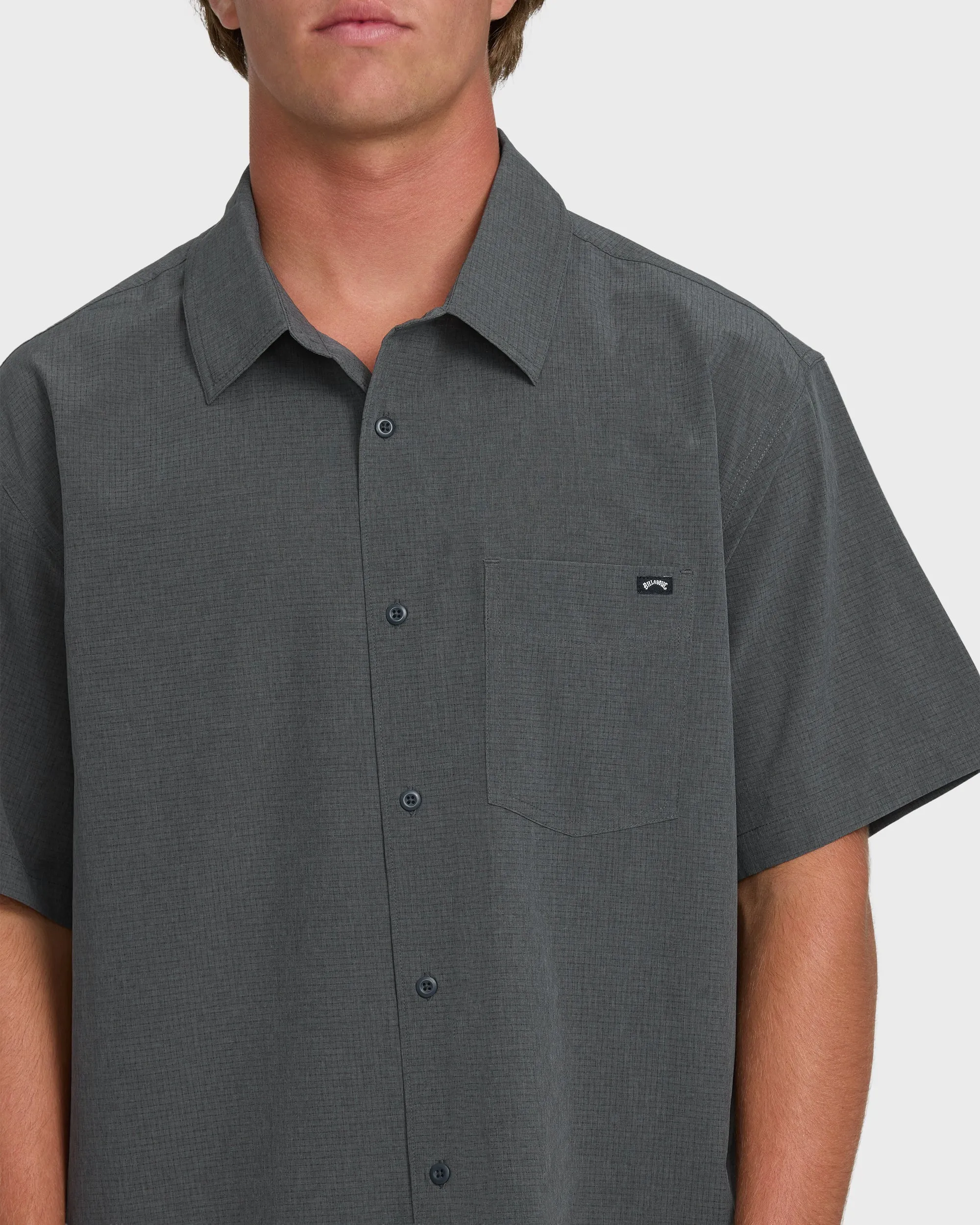 A/Div Surftrek Perf Short Sleeve Woven Shirt - Carbon sold by Billabong product image thumbnail 5