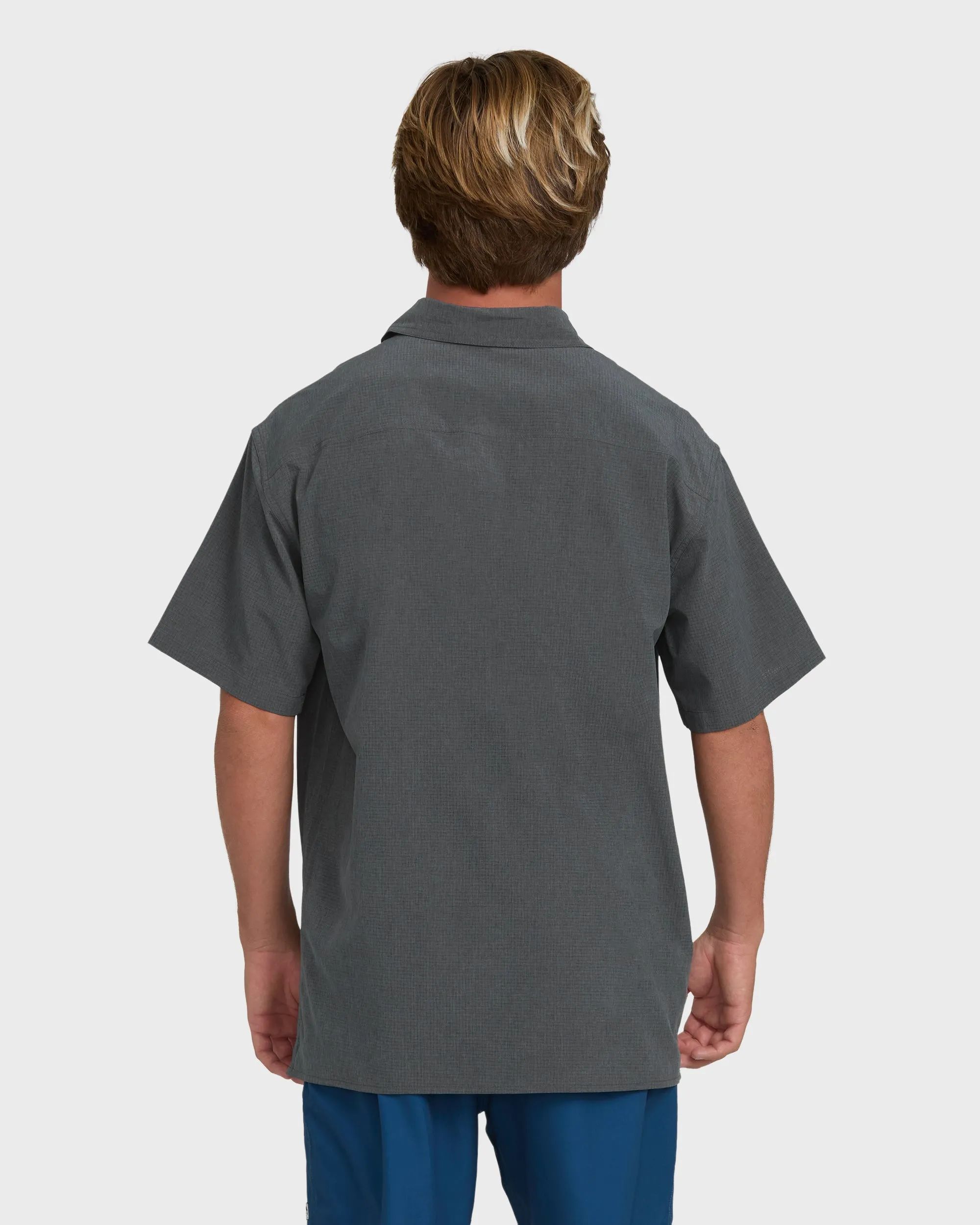 A/Div Surftrek Perf Short Sleeve Woven Shirt - Carbon sold by Billabong product image thumbnail 2