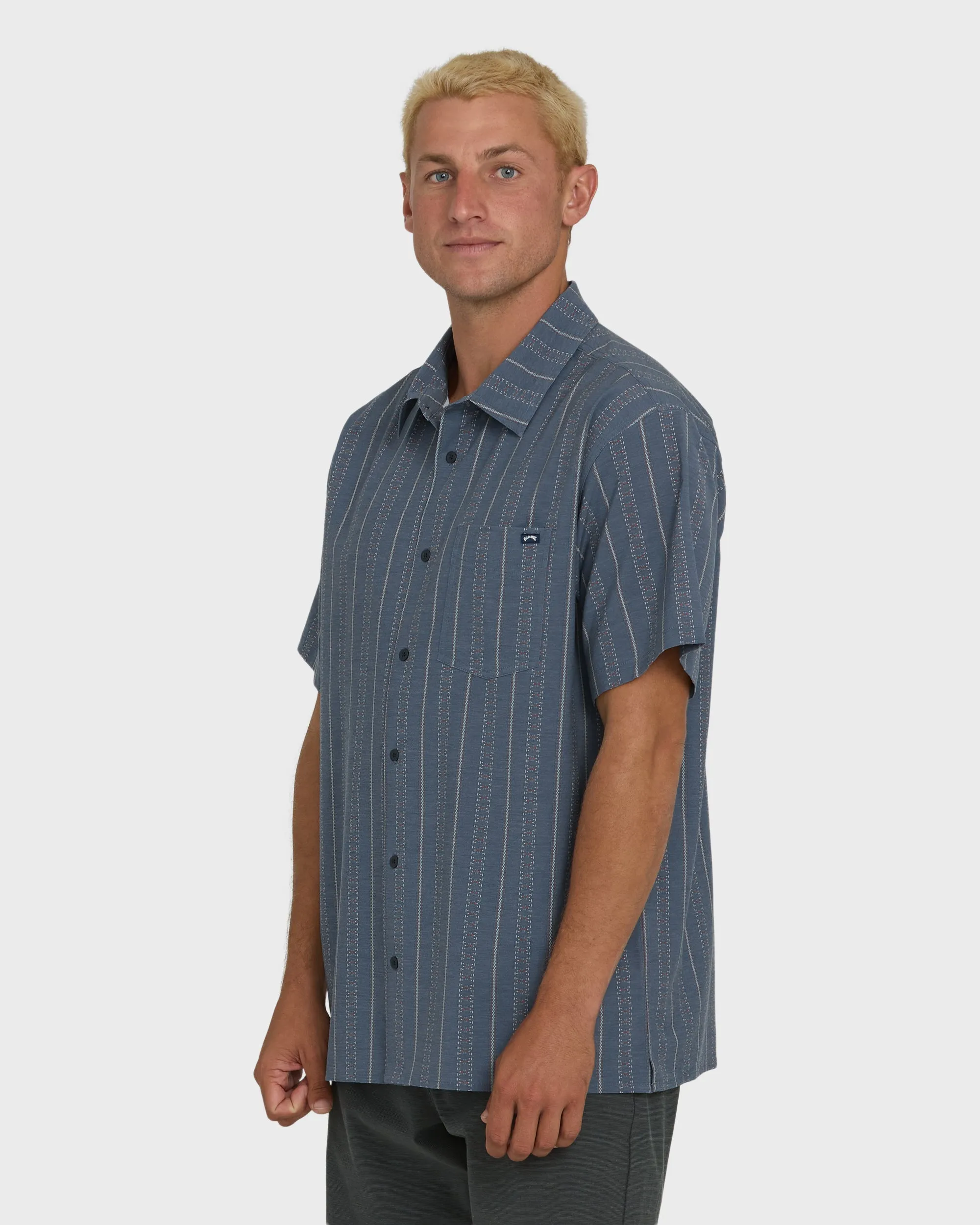 A/Div Surftrek Transit Short Sleeve Woven Shirt - True Navy sold by Billabong product image thumbnail 3