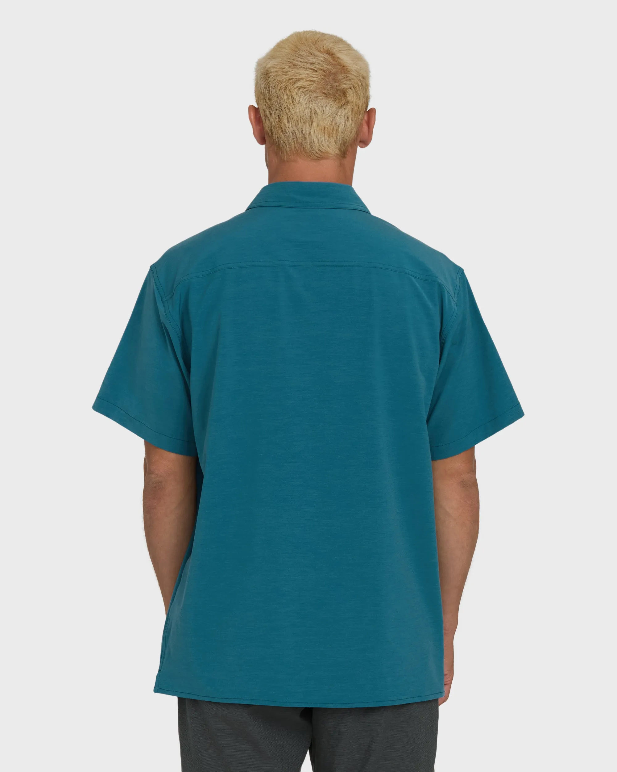 A/Div Surftrek Transit Short Sleeve Woven Shirt - Tropical Teal sold by Billabong product image thumbnail 2