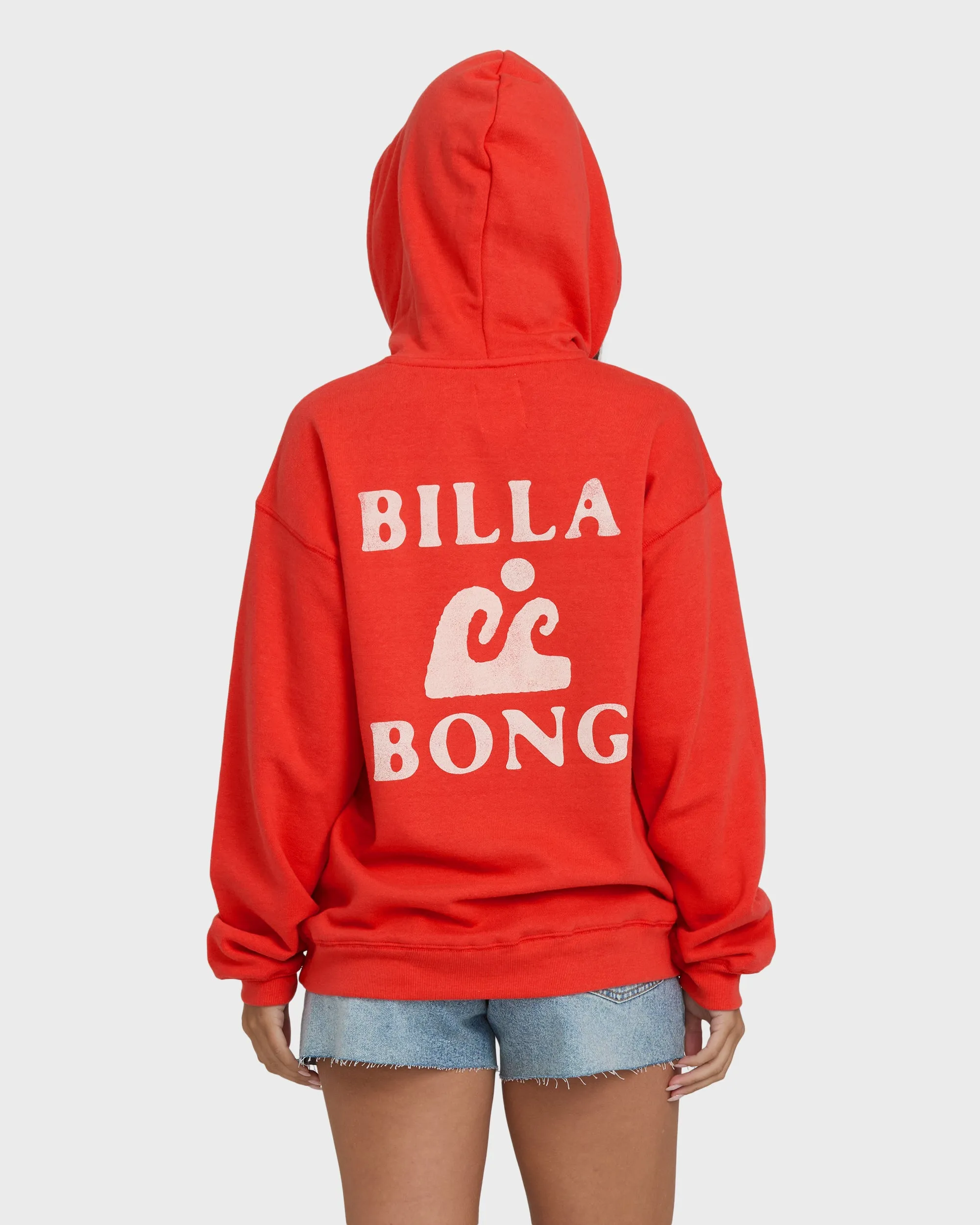 Surfing In Town Pullover Hoodie - Fiesta Red sold by Billabong product image thumbnail 2