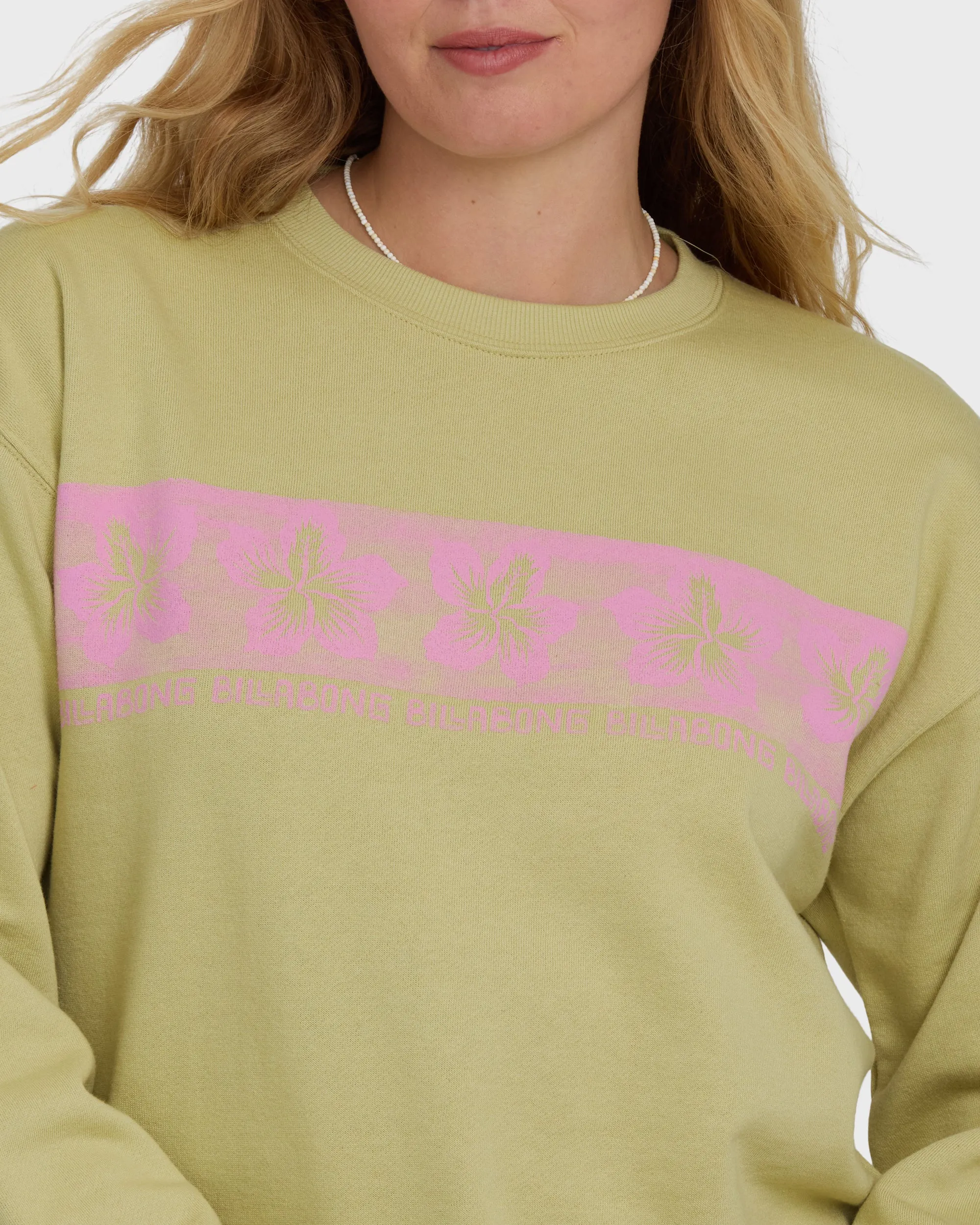 Giving Shade Crewneck Sweatshirt - Cactus sold by Billabong product image thumbnail 5