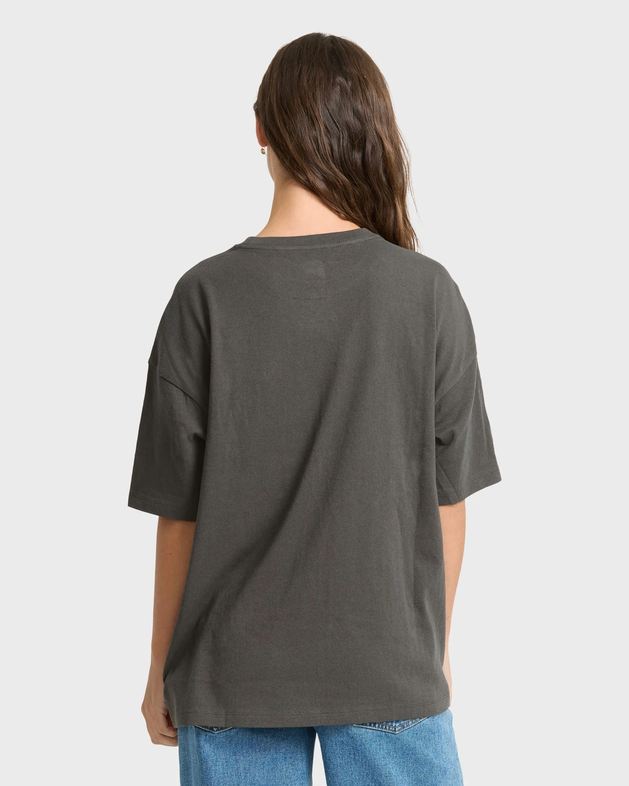 Found in Paradise Short Sleeve Knit T-Shirt - Off Black sold by Billabong product image thumbnail 2