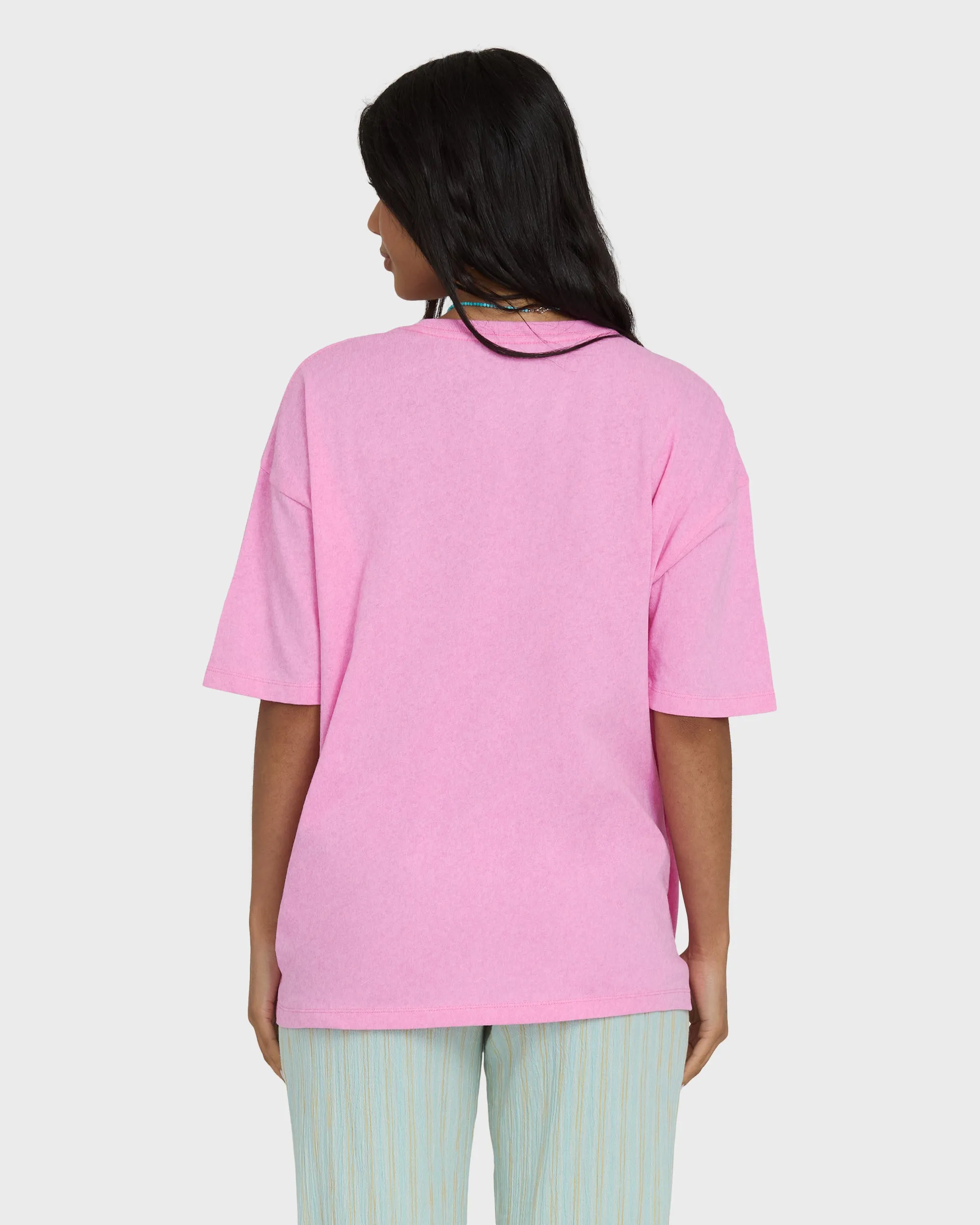 Feel The Heat Short Sleeve Knit T-Shirt - Party Pink sold by Billabong product image thumbnail 2