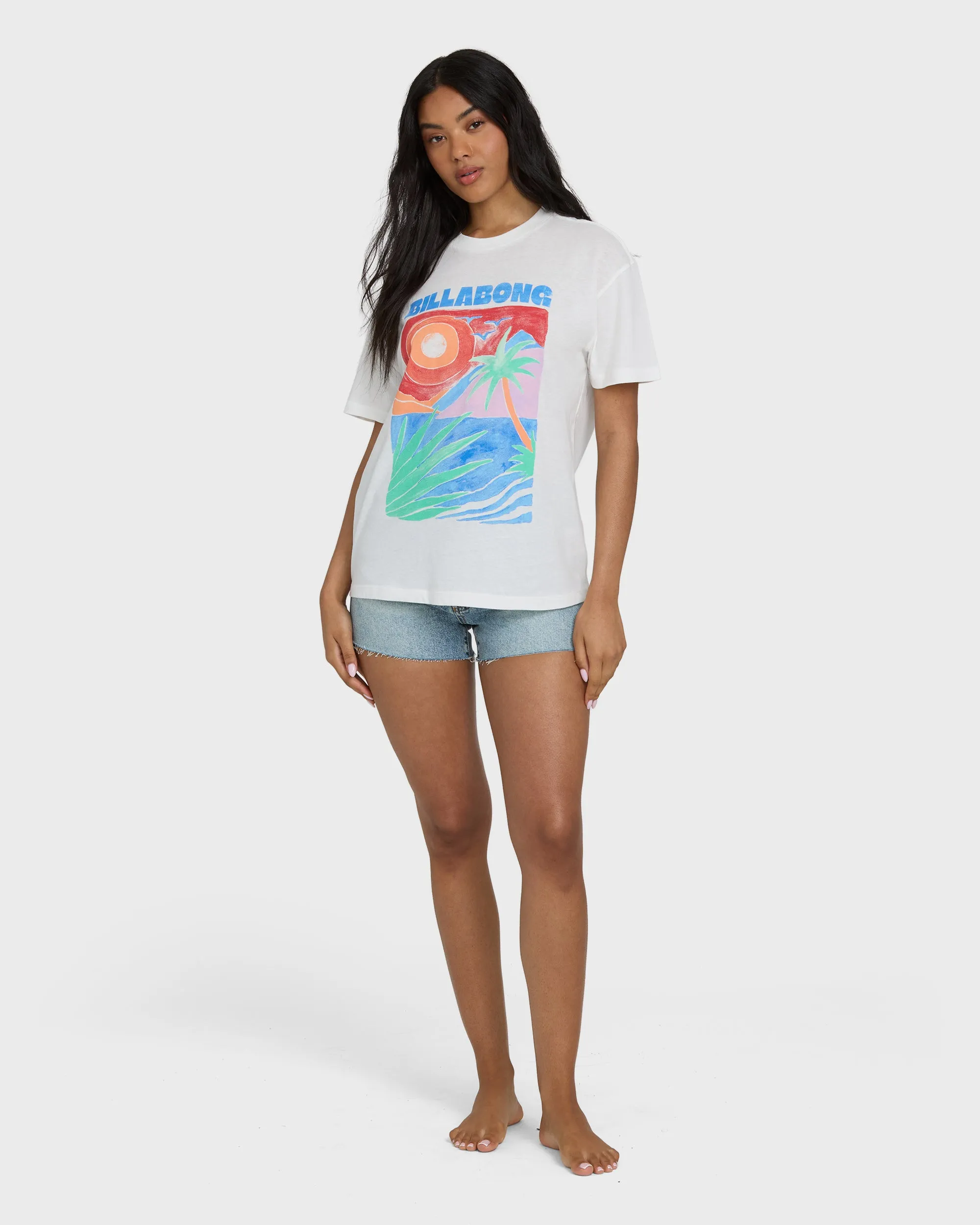 Highs And Lows Knit Short Sleeve T-Shirt - Salt Crystal sold by Billabong product image thumbnail 4