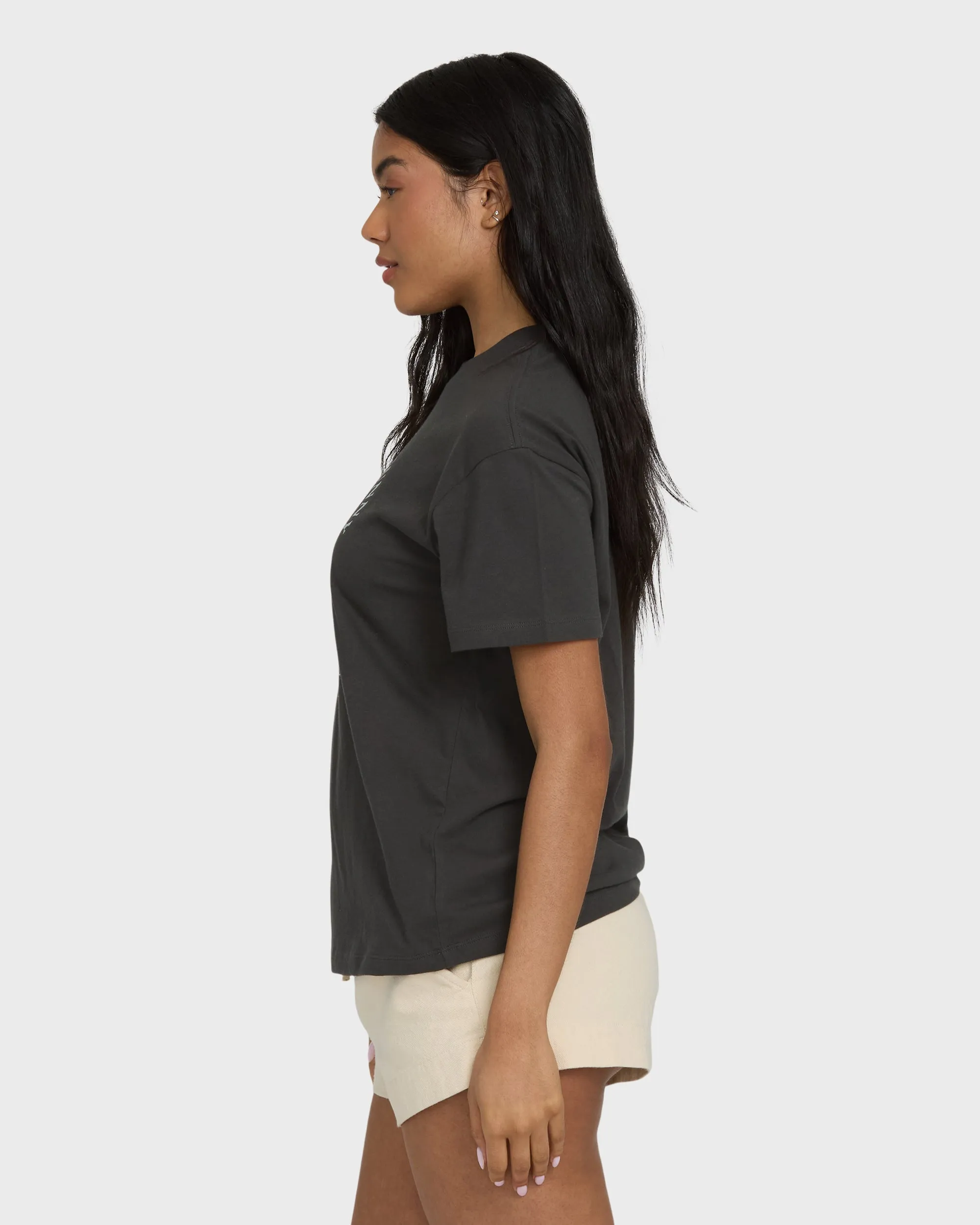 Rays Of Joy Short Sleeve Knit T-Shirt - Off Black sold by Billabong product image thumbnail 3