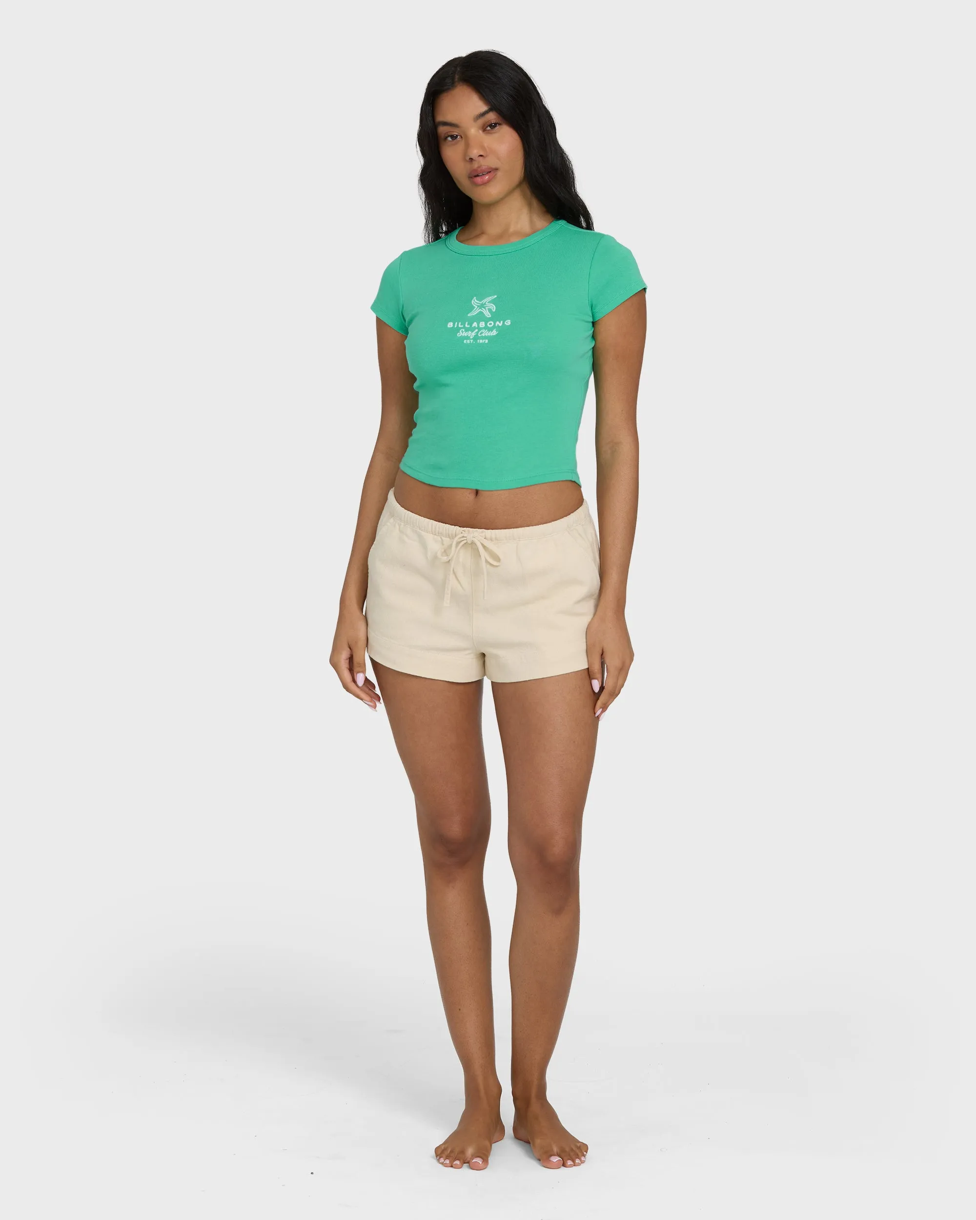 Summer Icons Short Sleeve Knit T-Shirt - Green Tropics sold by Billabong product image thumbnail 4
