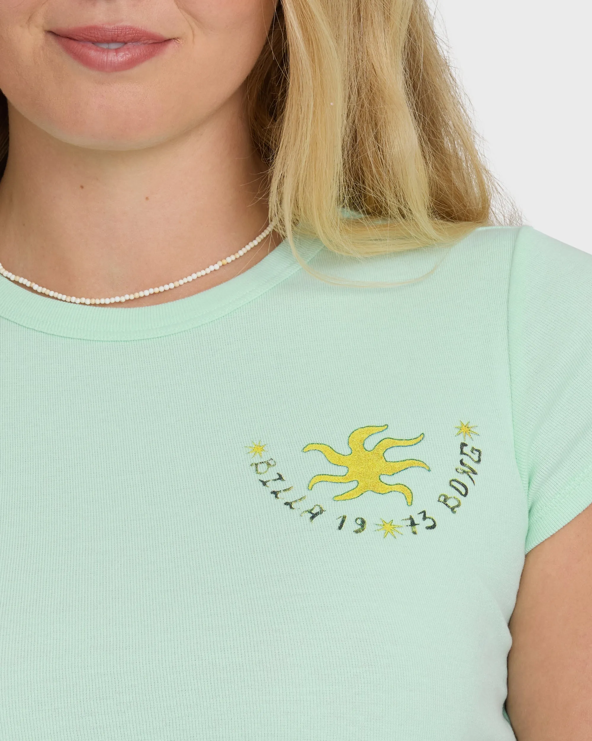 World Wanderer Short Sleeve Knit T-Shirt - Agave sold by Billabong product image thumbnail 5