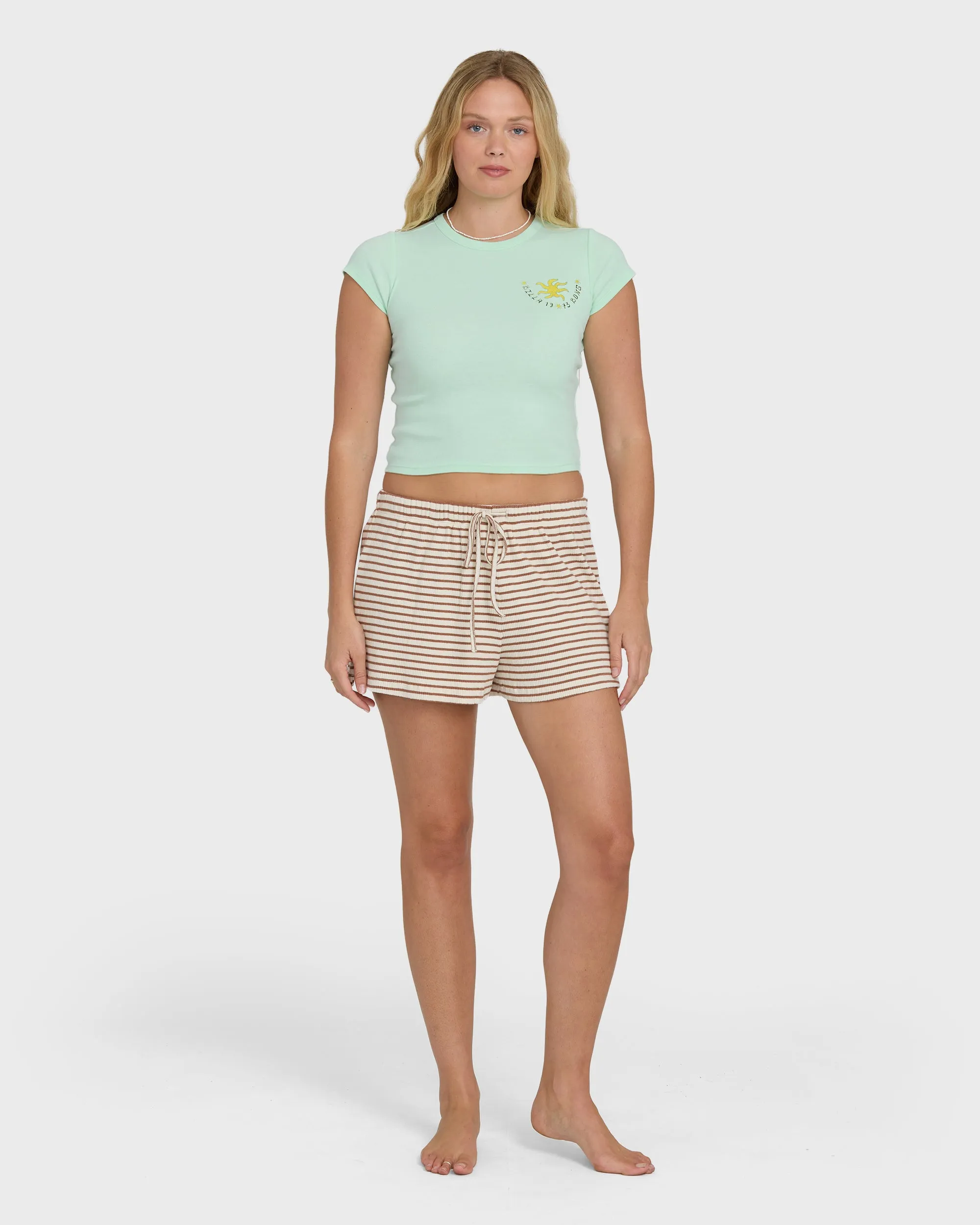 World Wanderer Short Sleeve Knit T-Shirt - Agave sold by Billabong product image thumbnail 4