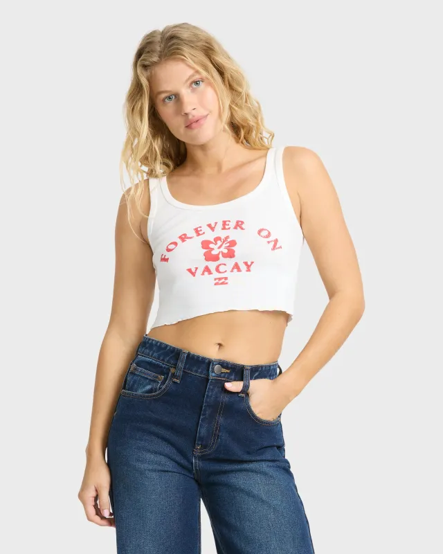 Travel Bikini Tank Top - Salt Crystal made by Billabong