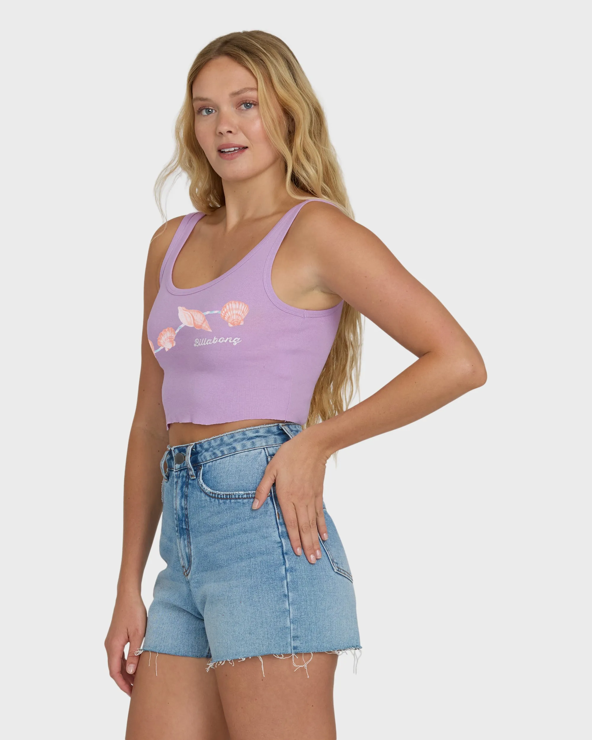 Beachcombing Tank Top - Vintage Violet sold by Billabong product image thumbnail 3