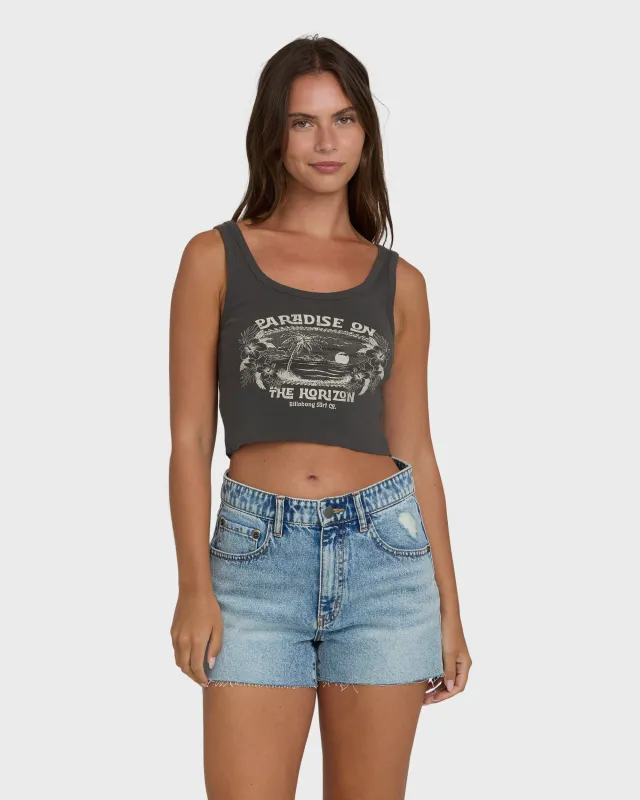 All Day Paradise Tank Top - Off Black made by Billabong