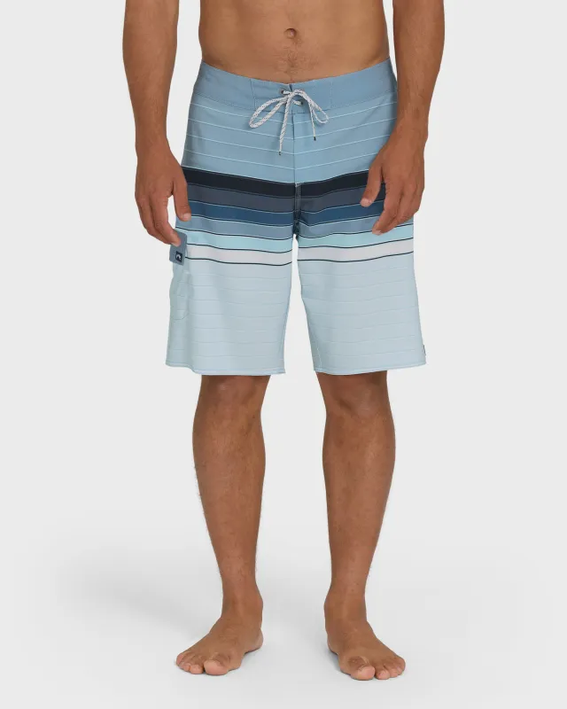 All Day Stripe Pro 20" Boardshorts - Blue Fog made by Billabong
