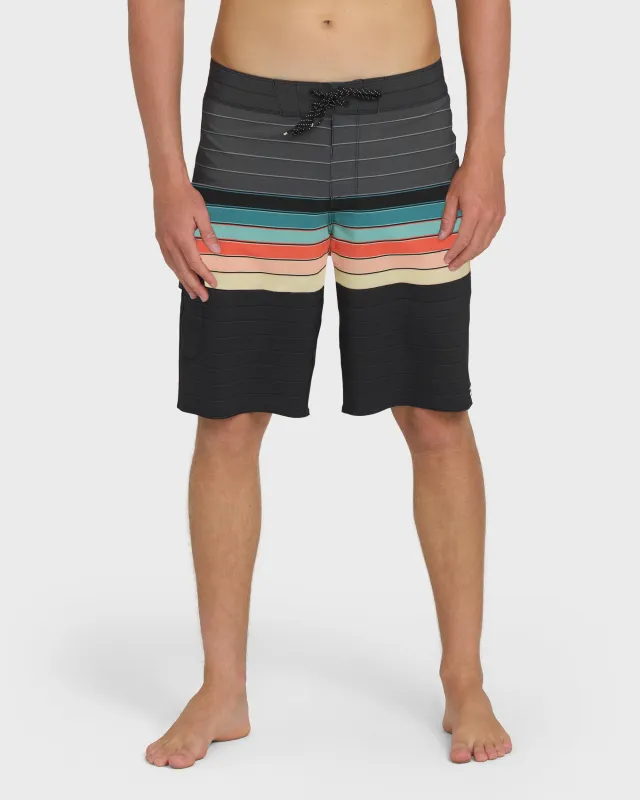 All Day Stripe Pro Boardshorts - Black made by Billabong