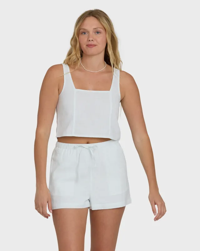 Wanderer Seersucker Stripe Woven Shorts - Clearwater made by Billabong