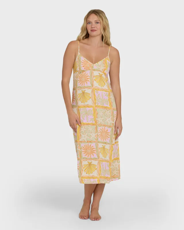 Summer Babe Midi Dress - Sweet Lilac made by Billabong