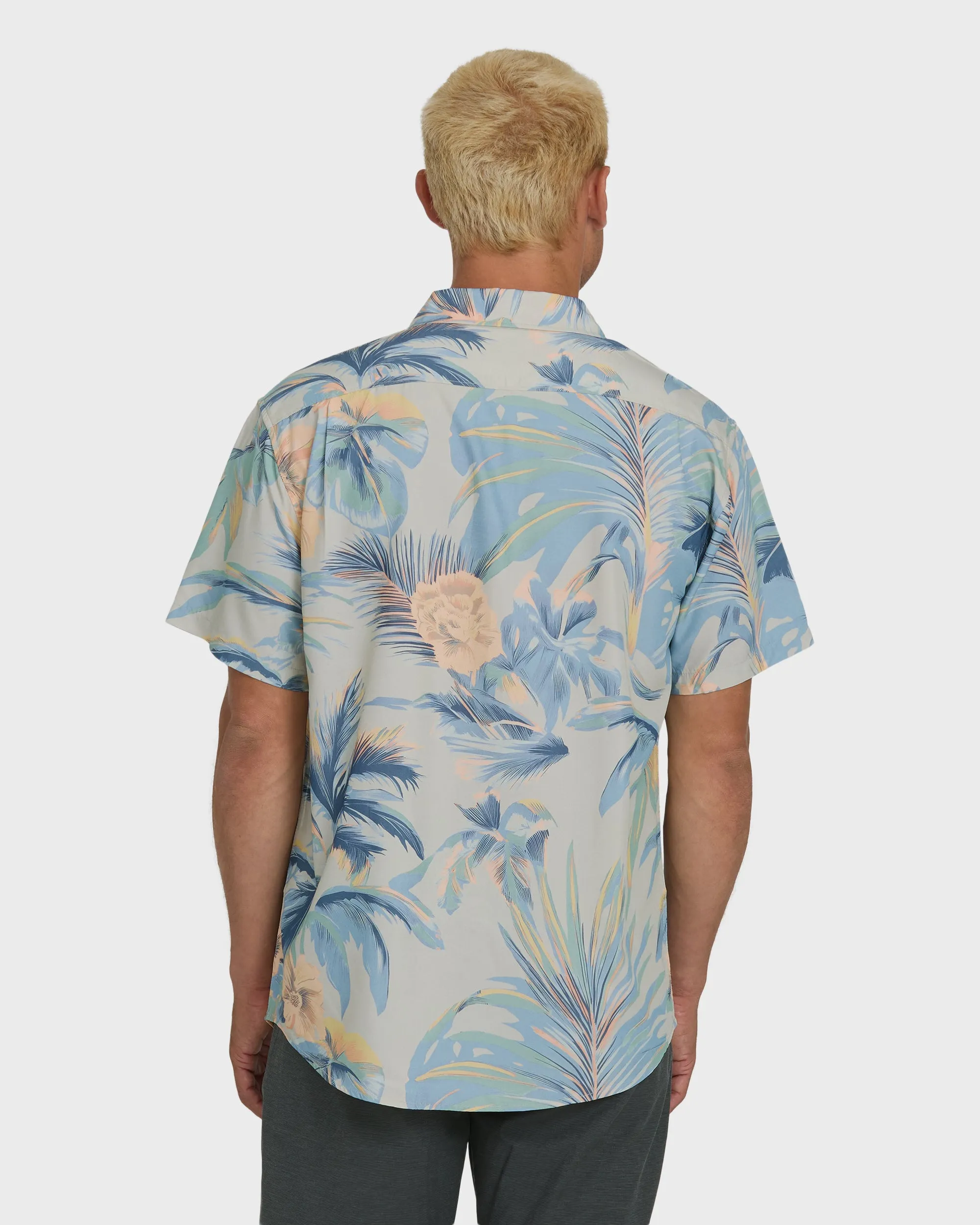 Sundays Lounge Short Sleeve Woven Shirt - Blue Horizon sold by Billabong product image thumbnail 2