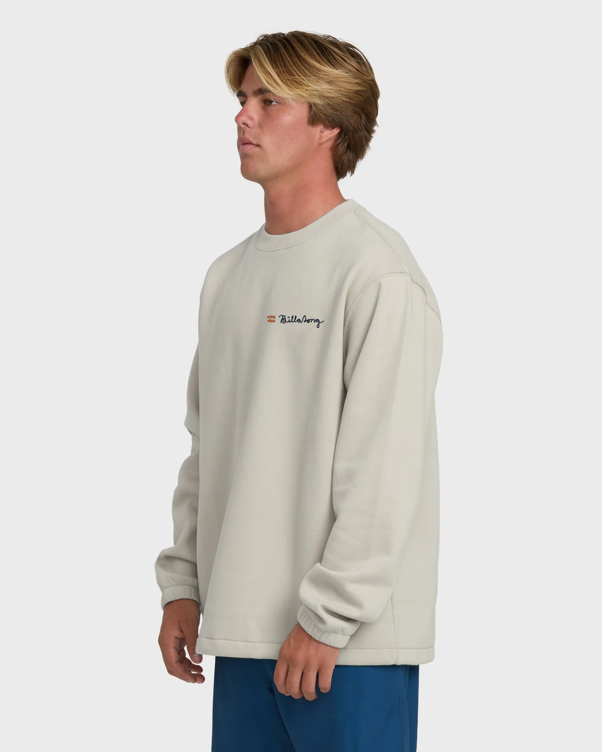 Compass Crewneck Sweatshirt - Dove sold by Billabong product image thumbnail 3