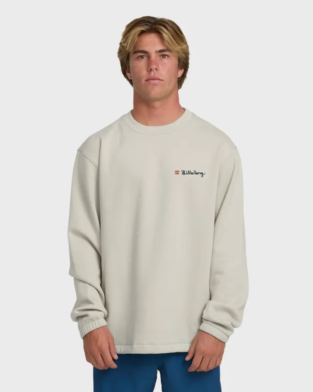 Compass Crewneck Sweatshirt - Dove made by Billabong