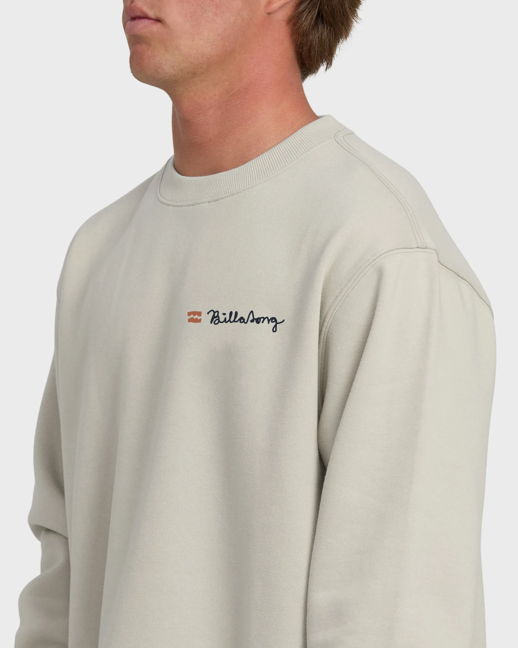 Compass Crewneck Sweatshirt - Dove sold by Billabong product image thumbnail 5